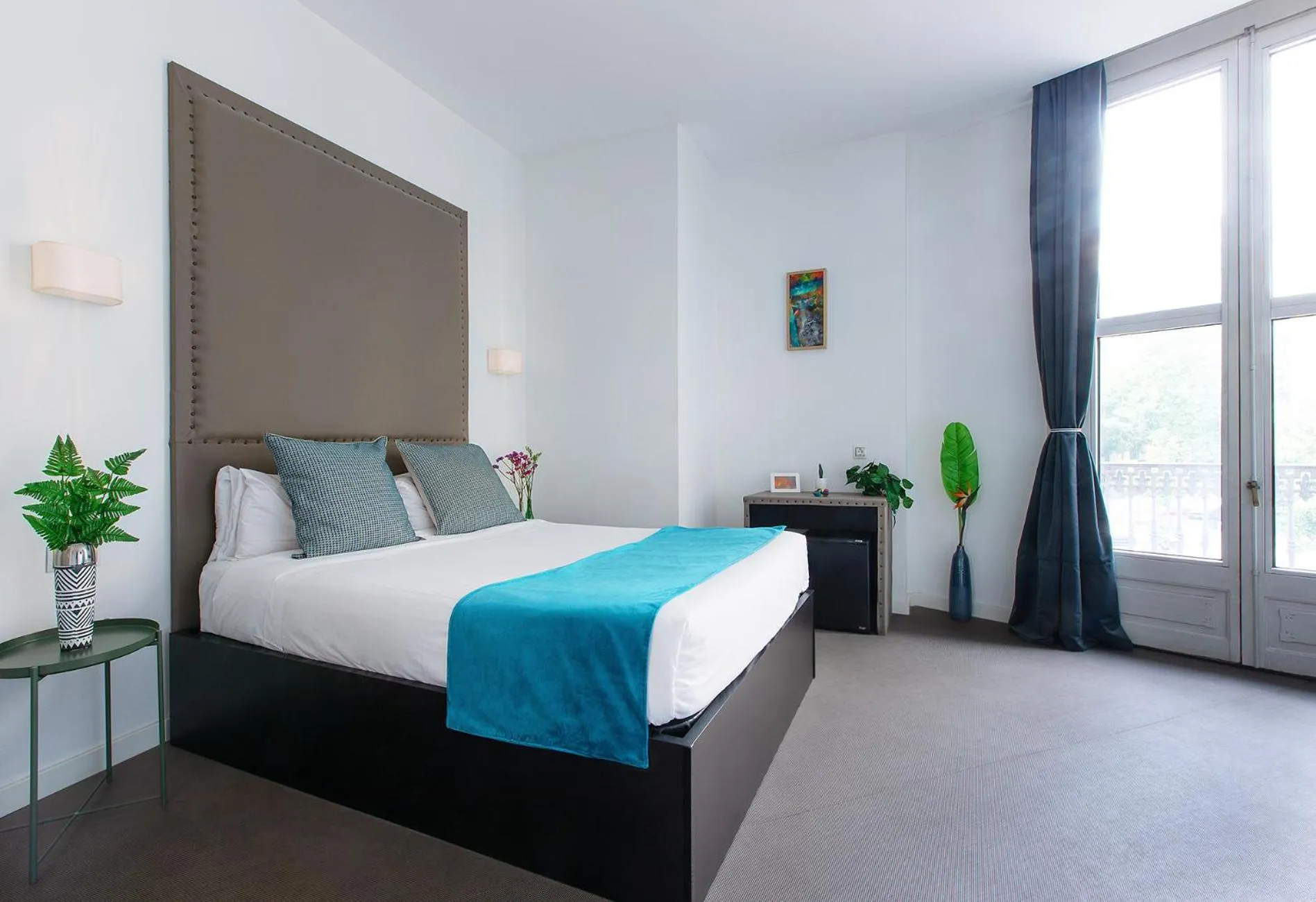 Bed in Amra Barcelona Caspe