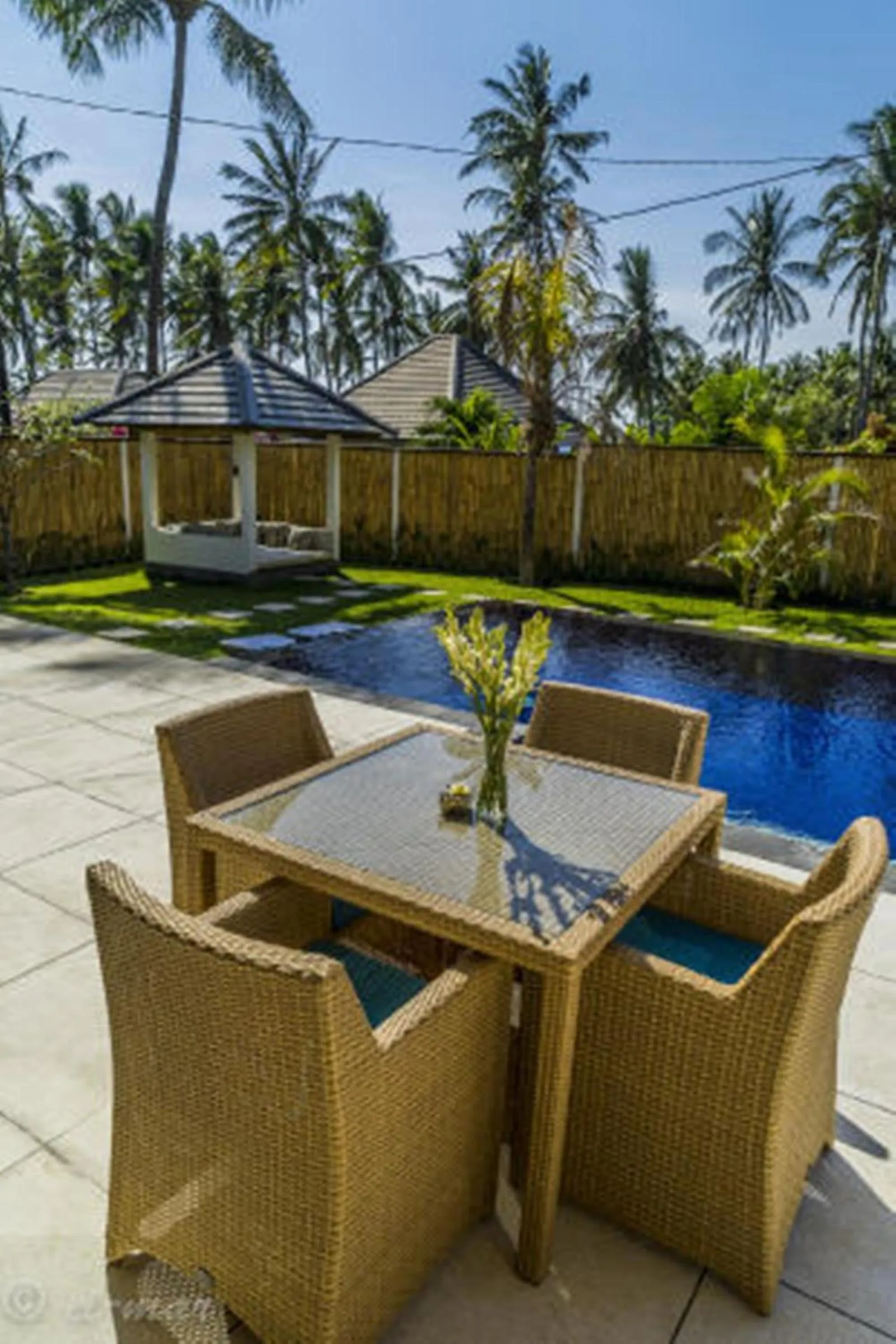 Garden in Kubu Indah Dive & Spa Resort