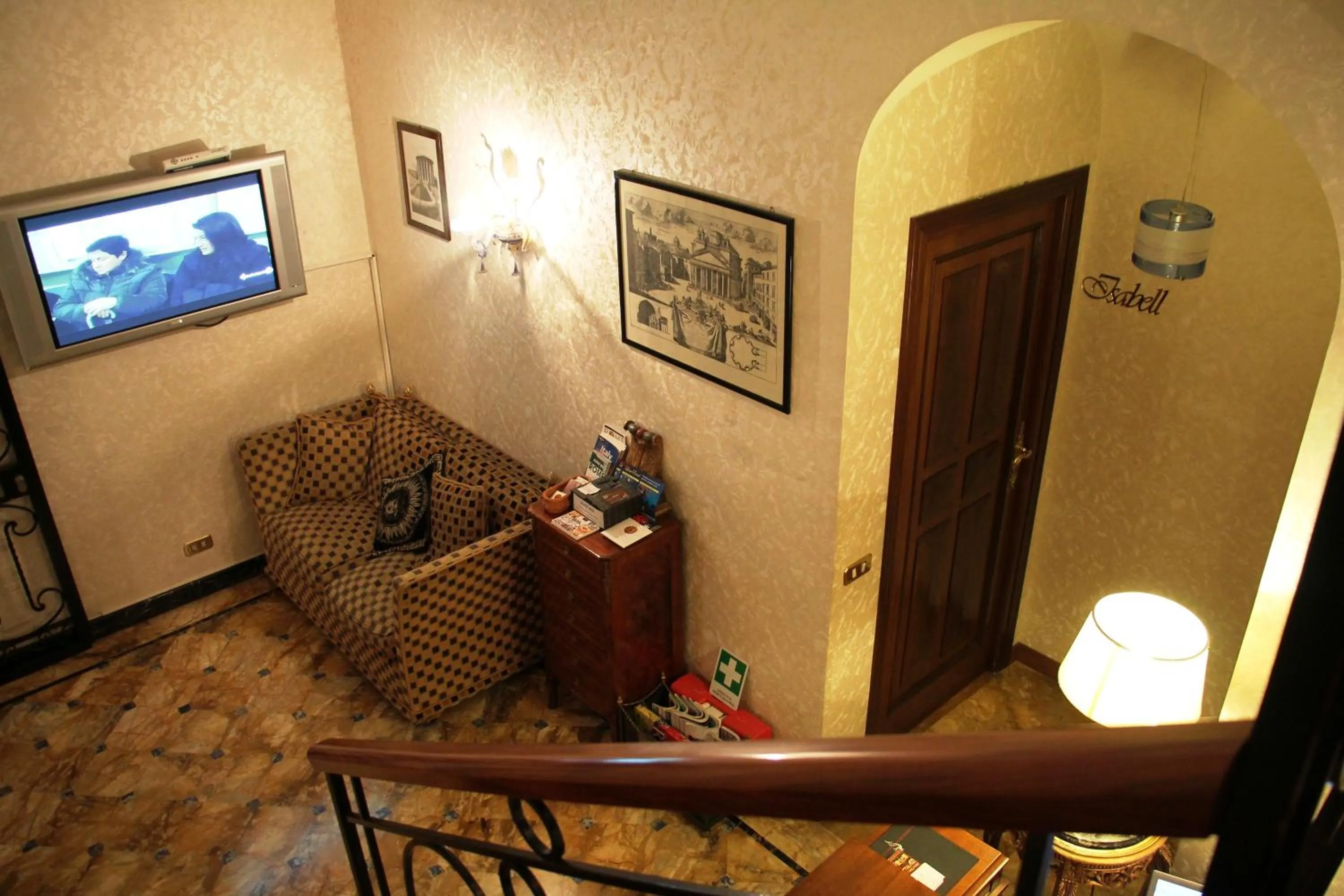 Lobby or reception in Di Rienzo Pantheon Palace