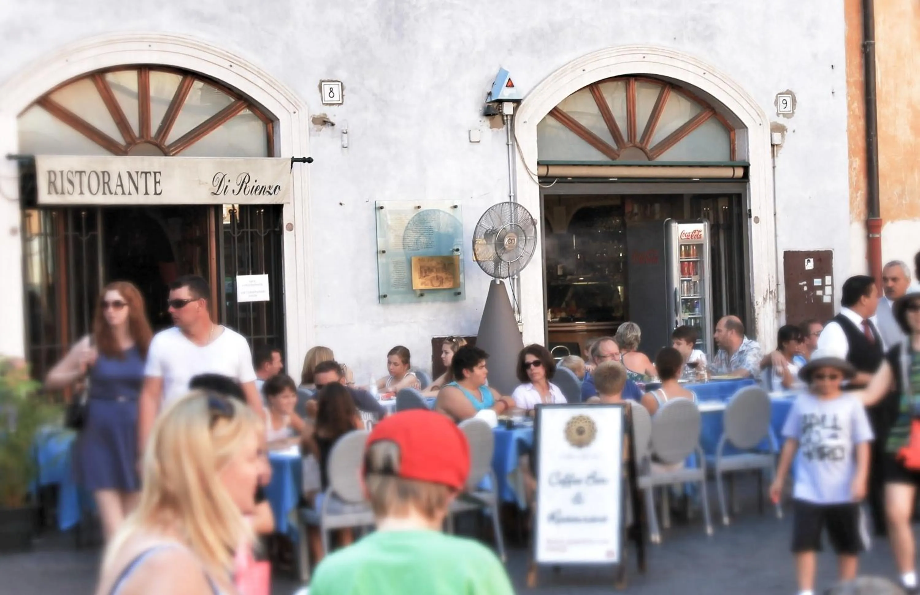 Facade/entrance in Di Rienzo Pantheon Palace