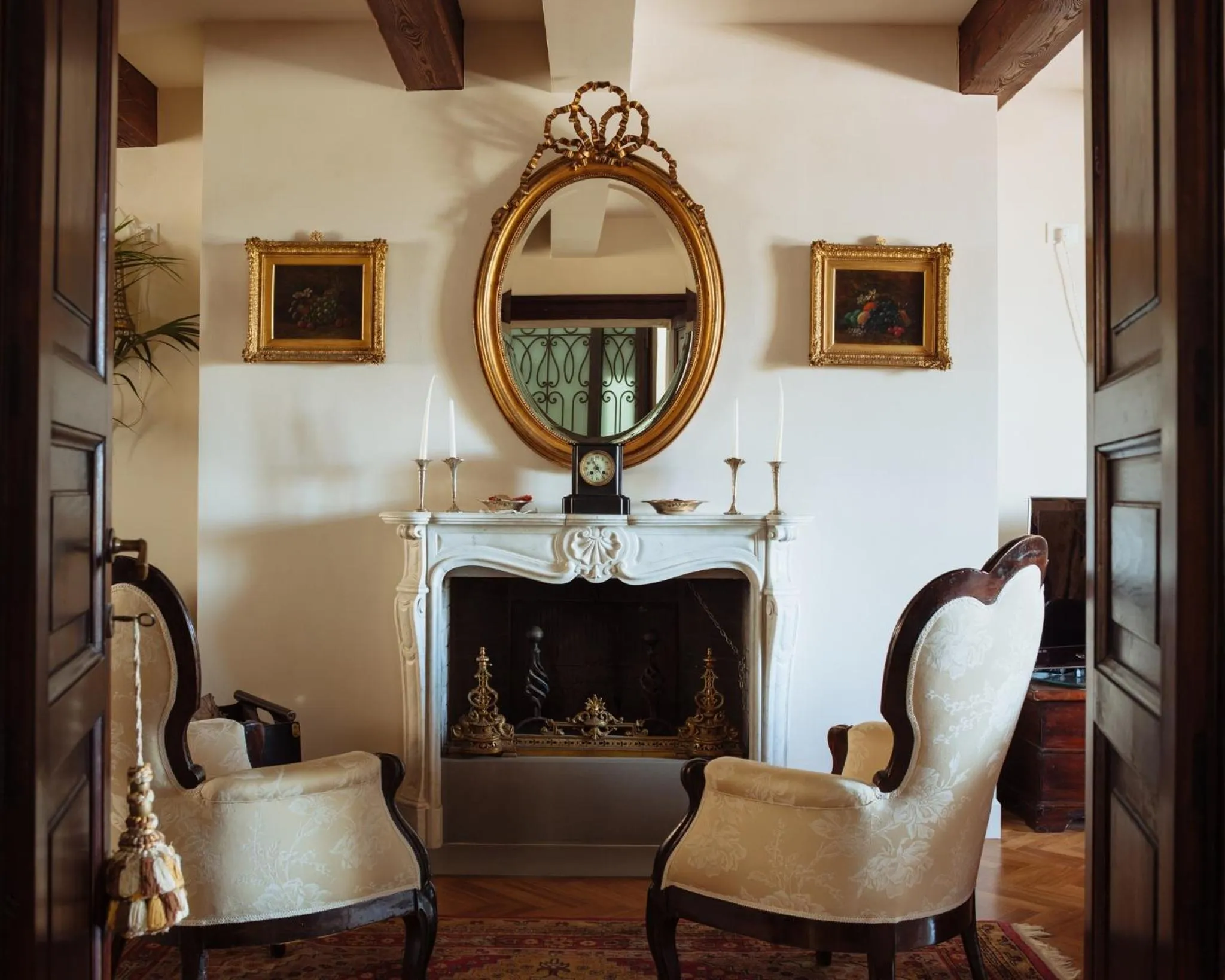 Communal lounge/ TV room in B&B Al Re