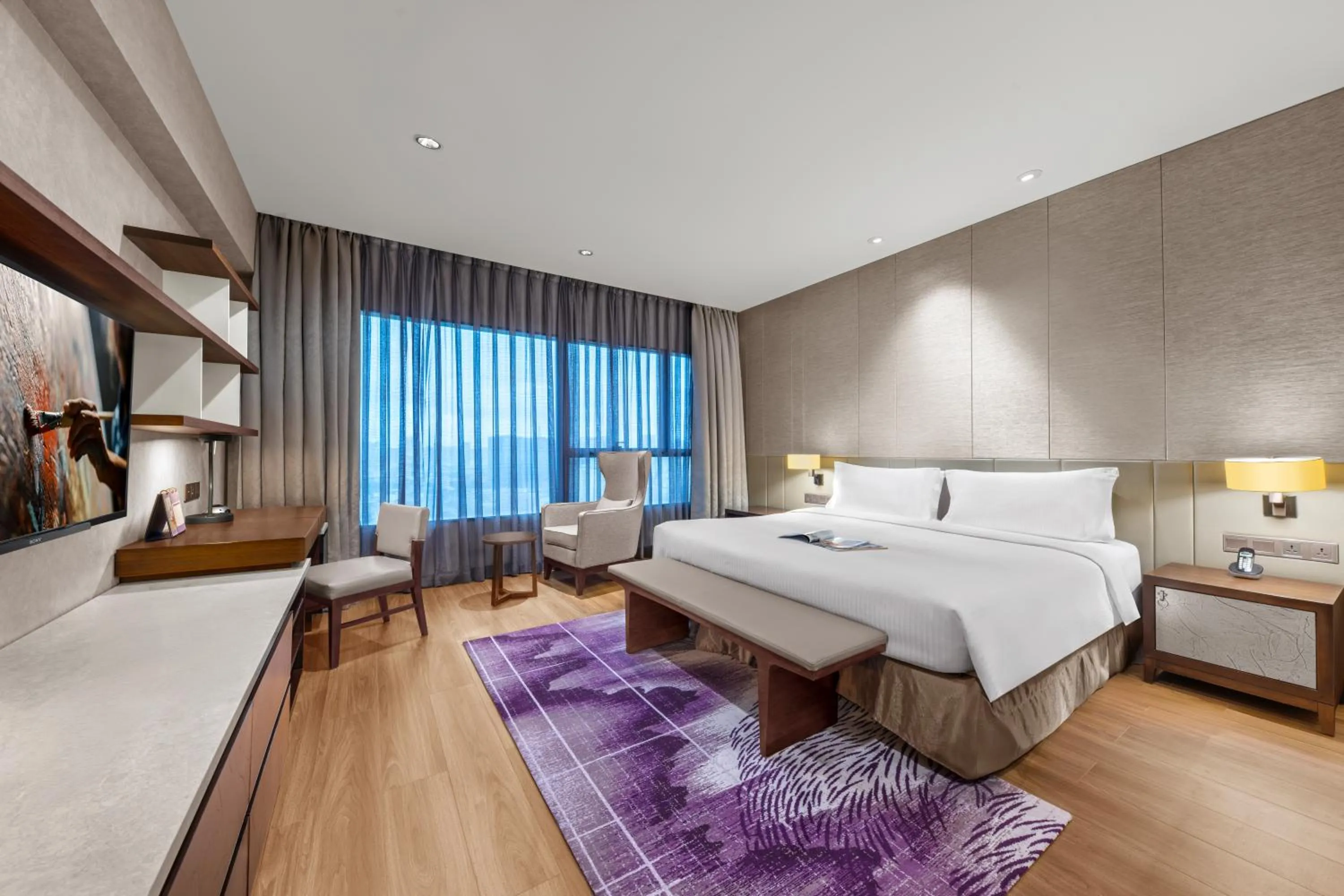 Bed in Ascott Raffles City Chengdu