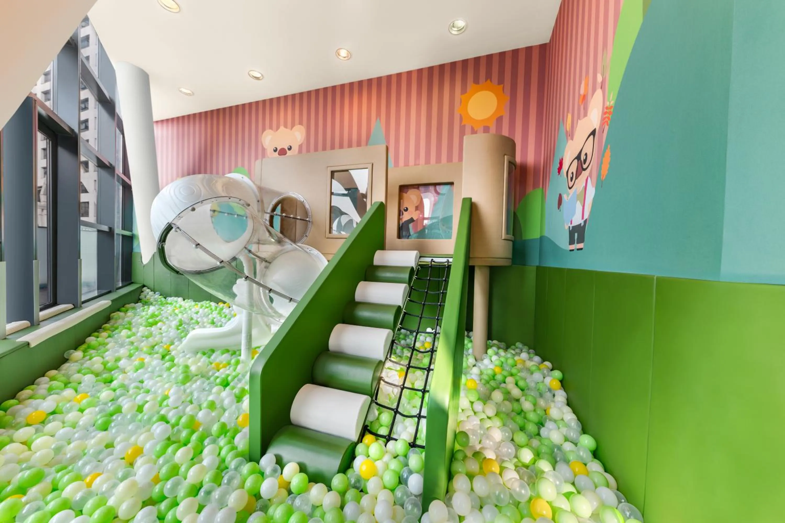 Children play ground in Ascott Raffles City Chengdu