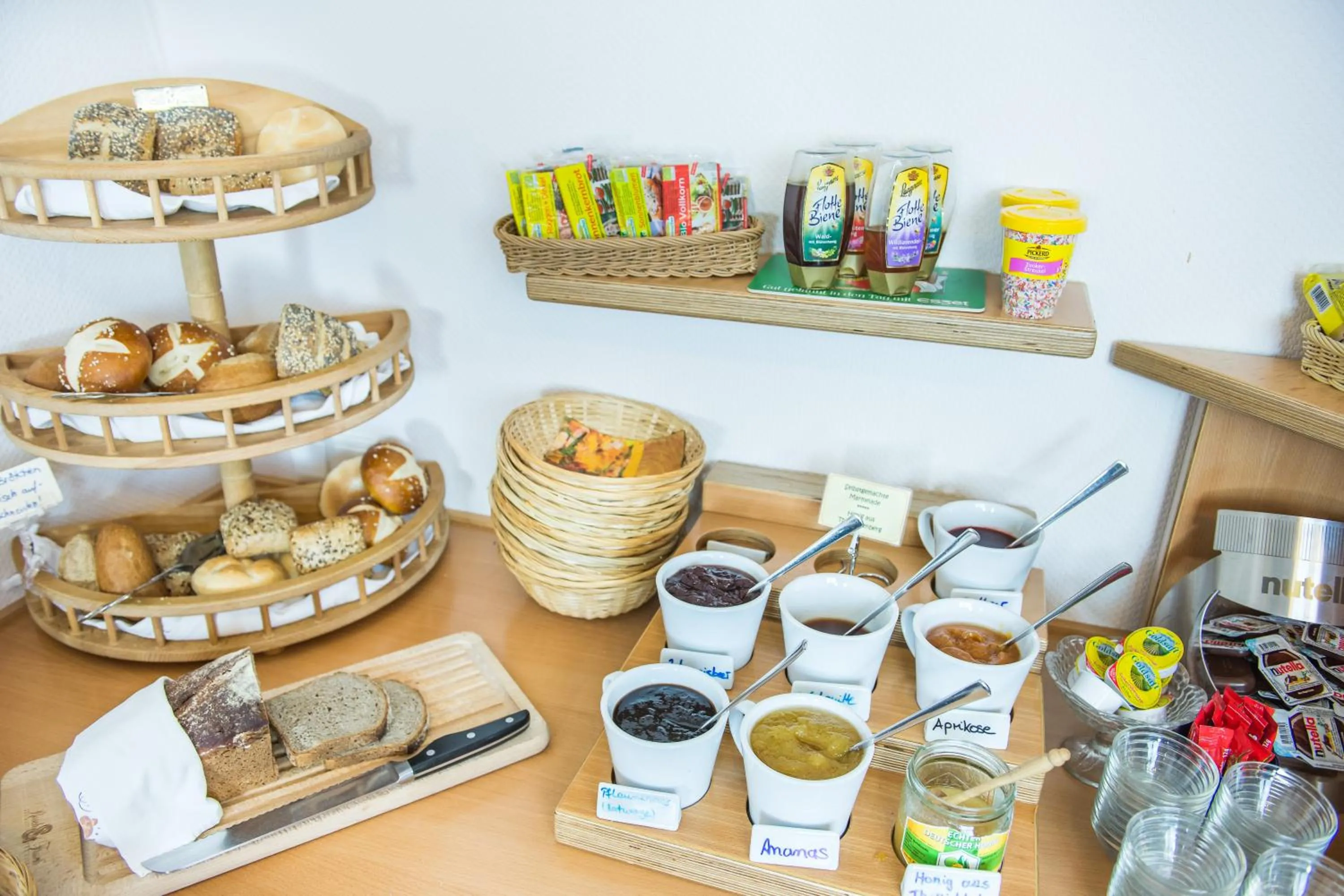 Buffet breakfast in Hotel Burgblick