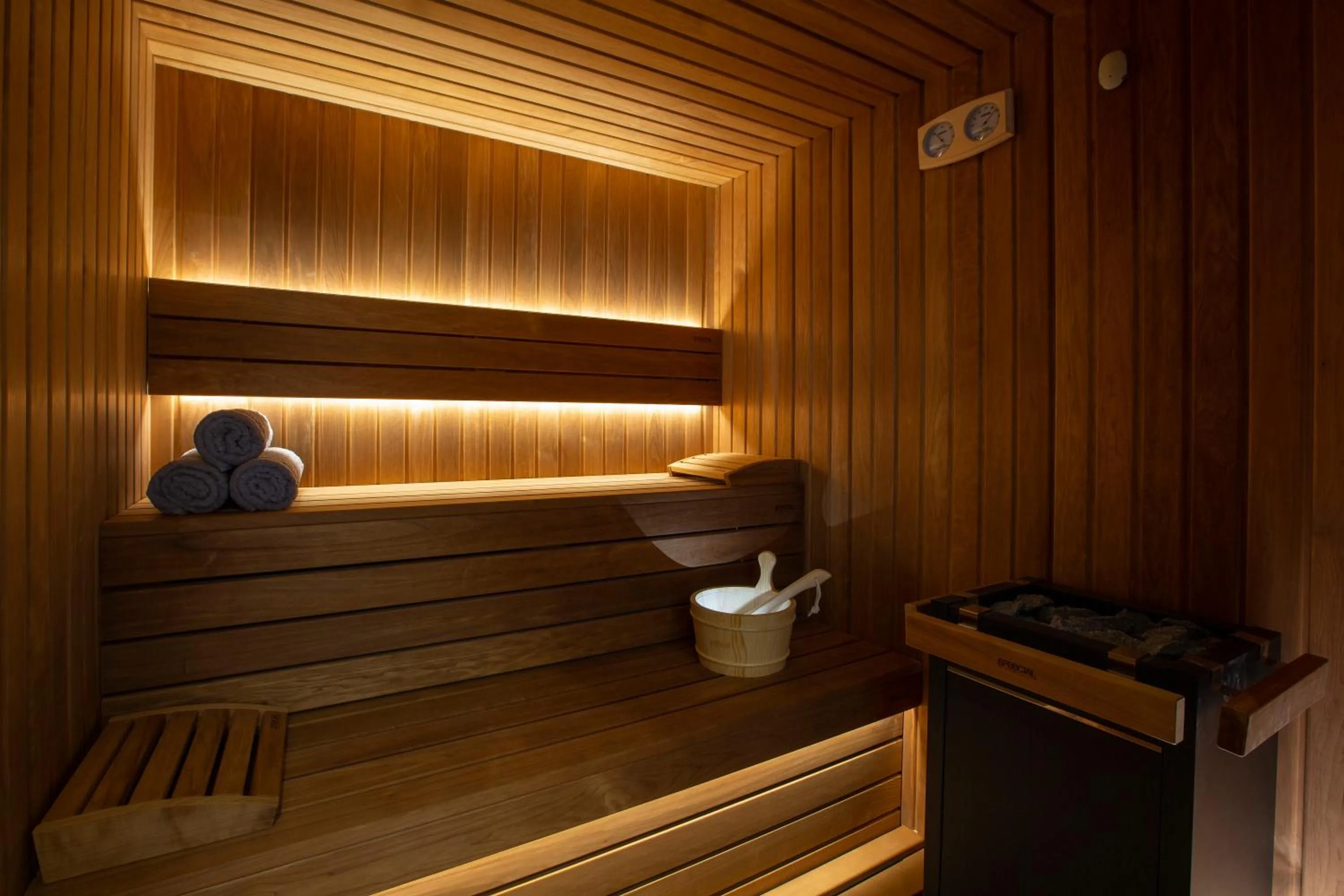 Sauna in Villa Elia Resort