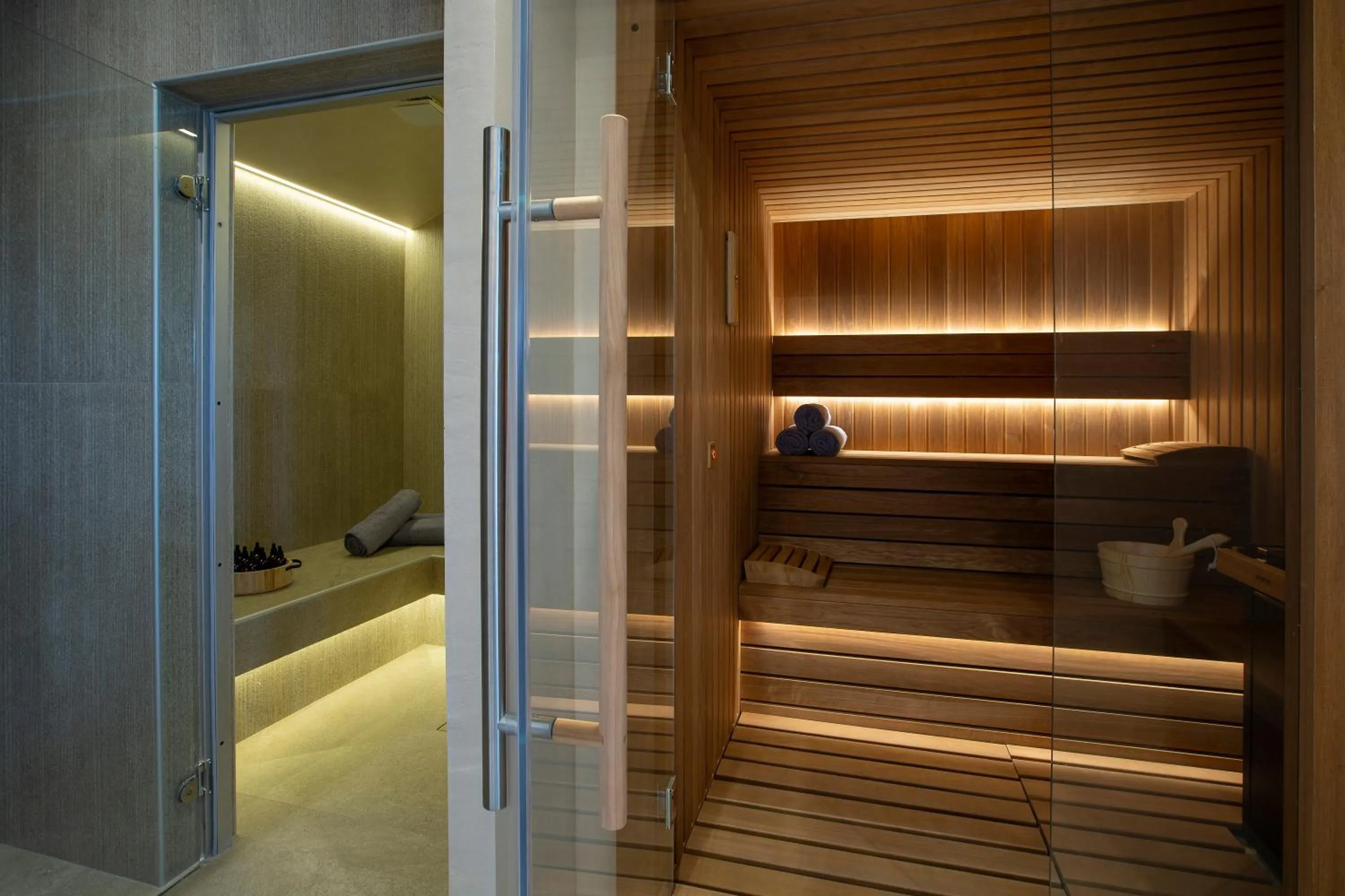 Sauna in Villa Elia Resort