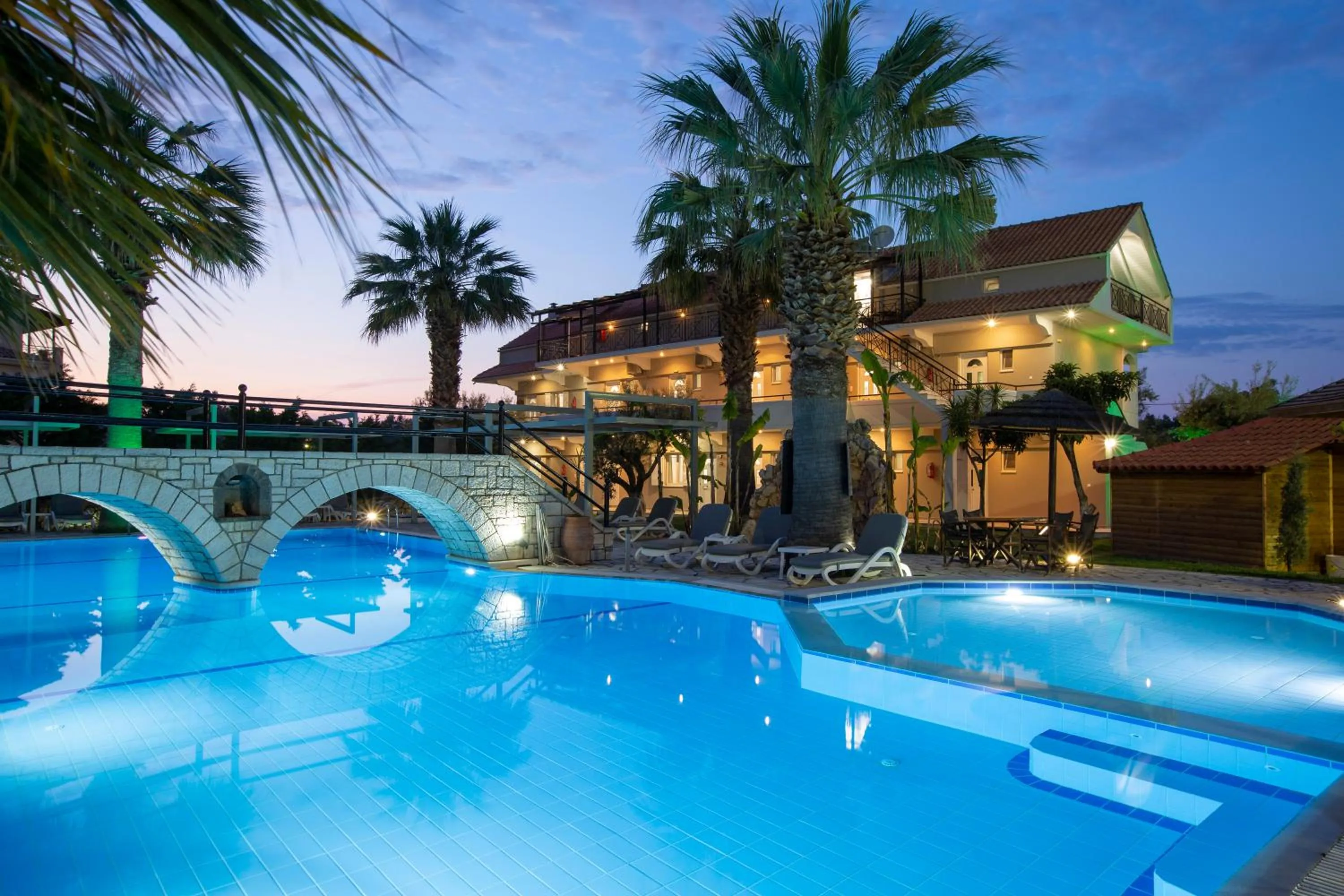 Swimming pool in Villa Elia Resort