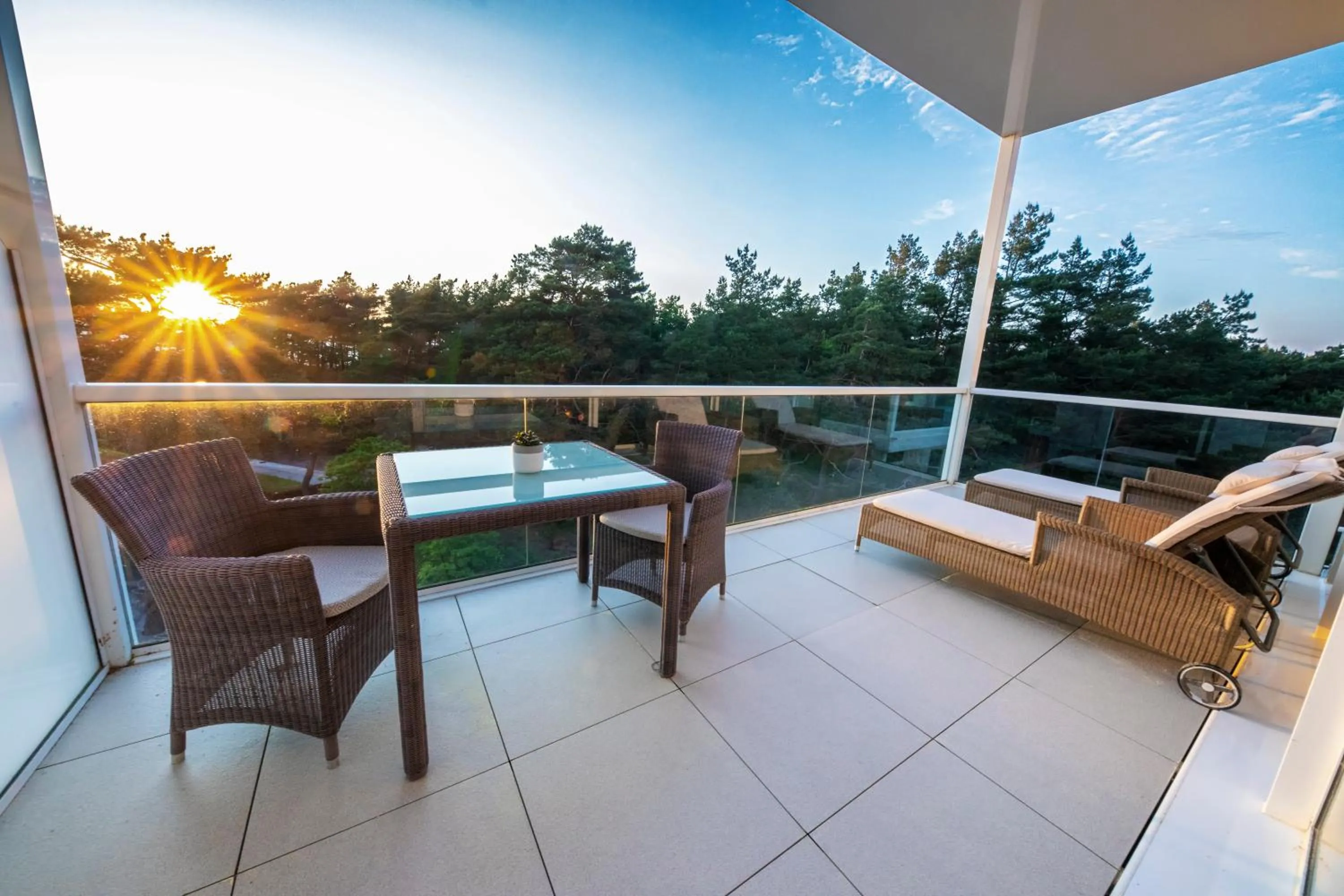 Balcony/Terrace in Strandhotel Fischland