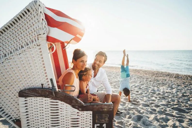 Family in Strandhotel Fischland