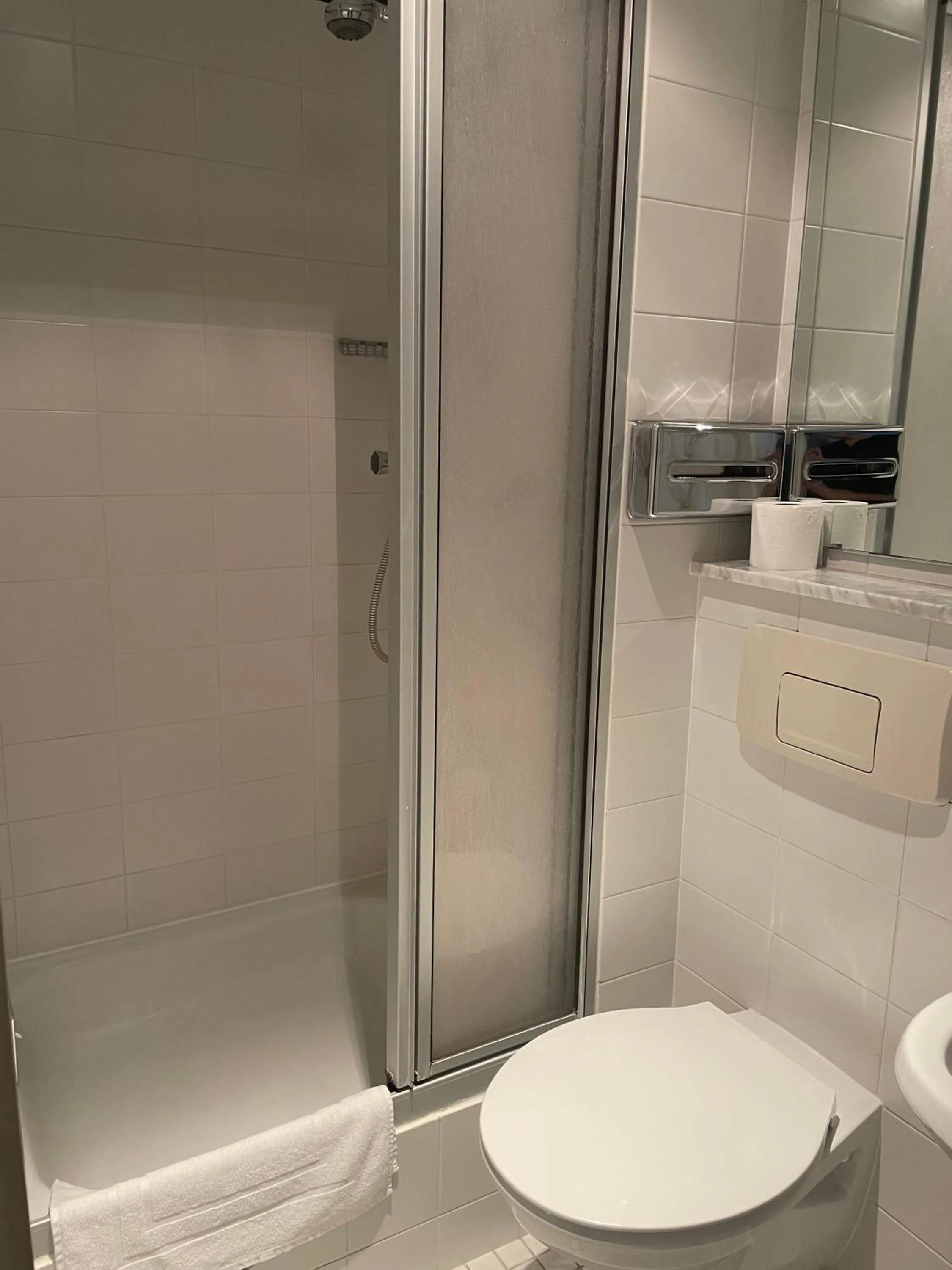 Shower in Hotel Bitterfelder Hof