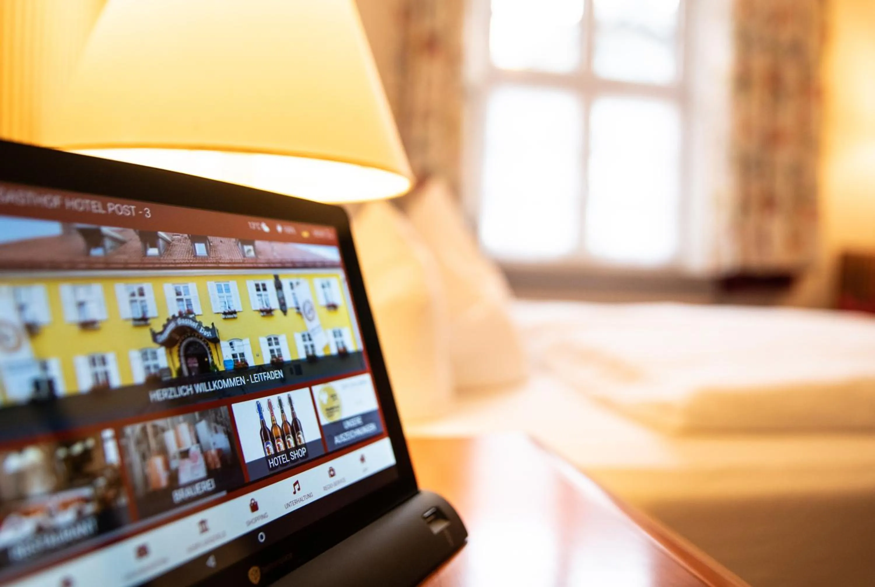 Decorative detail, Bed in Hotel Gasthof Post