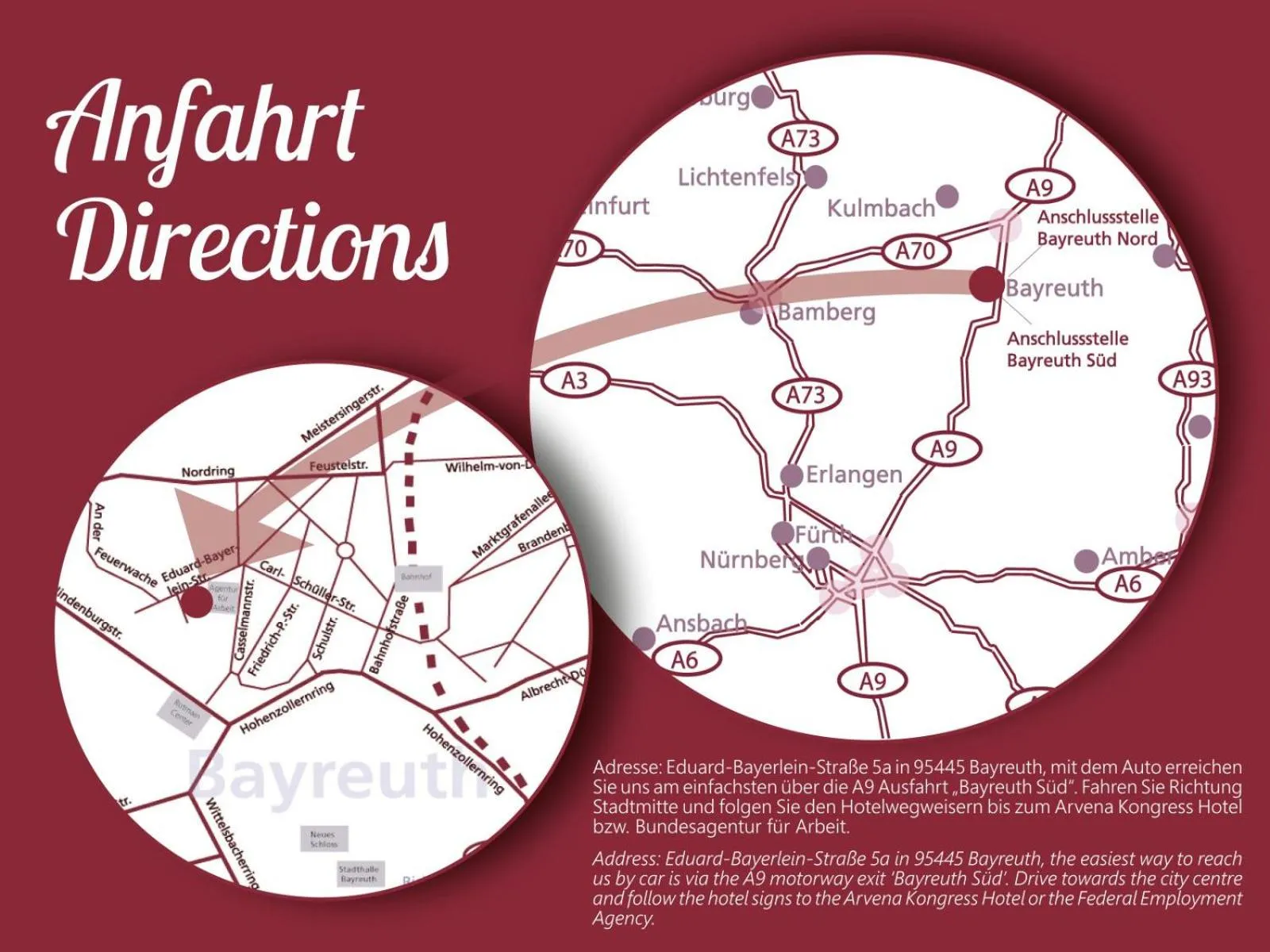 Text overlay in ARVENA Kongress Hotel - Hotel in der Wagnerstadt