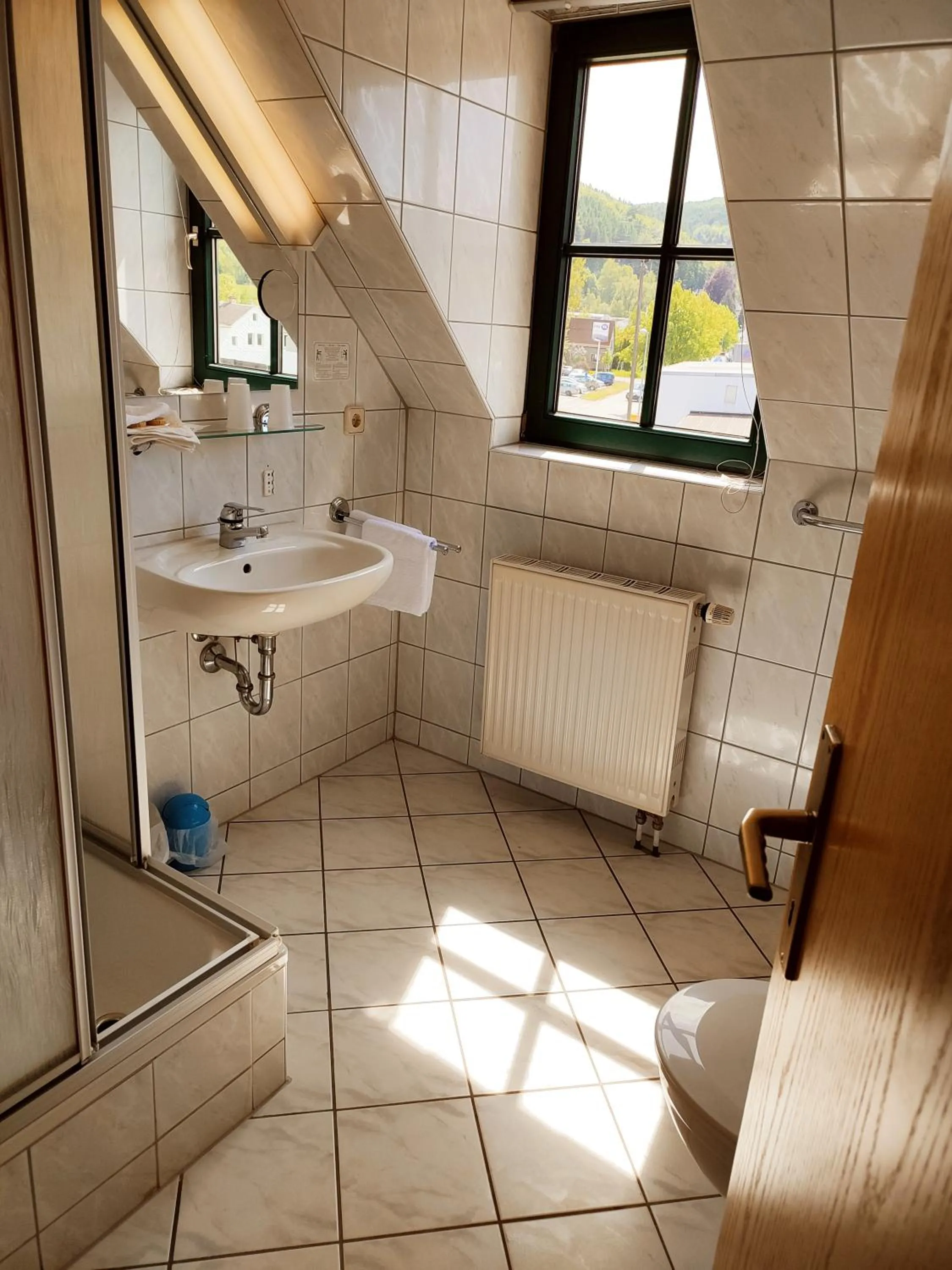 Bathroom in Hotel Stadt Olbernhau