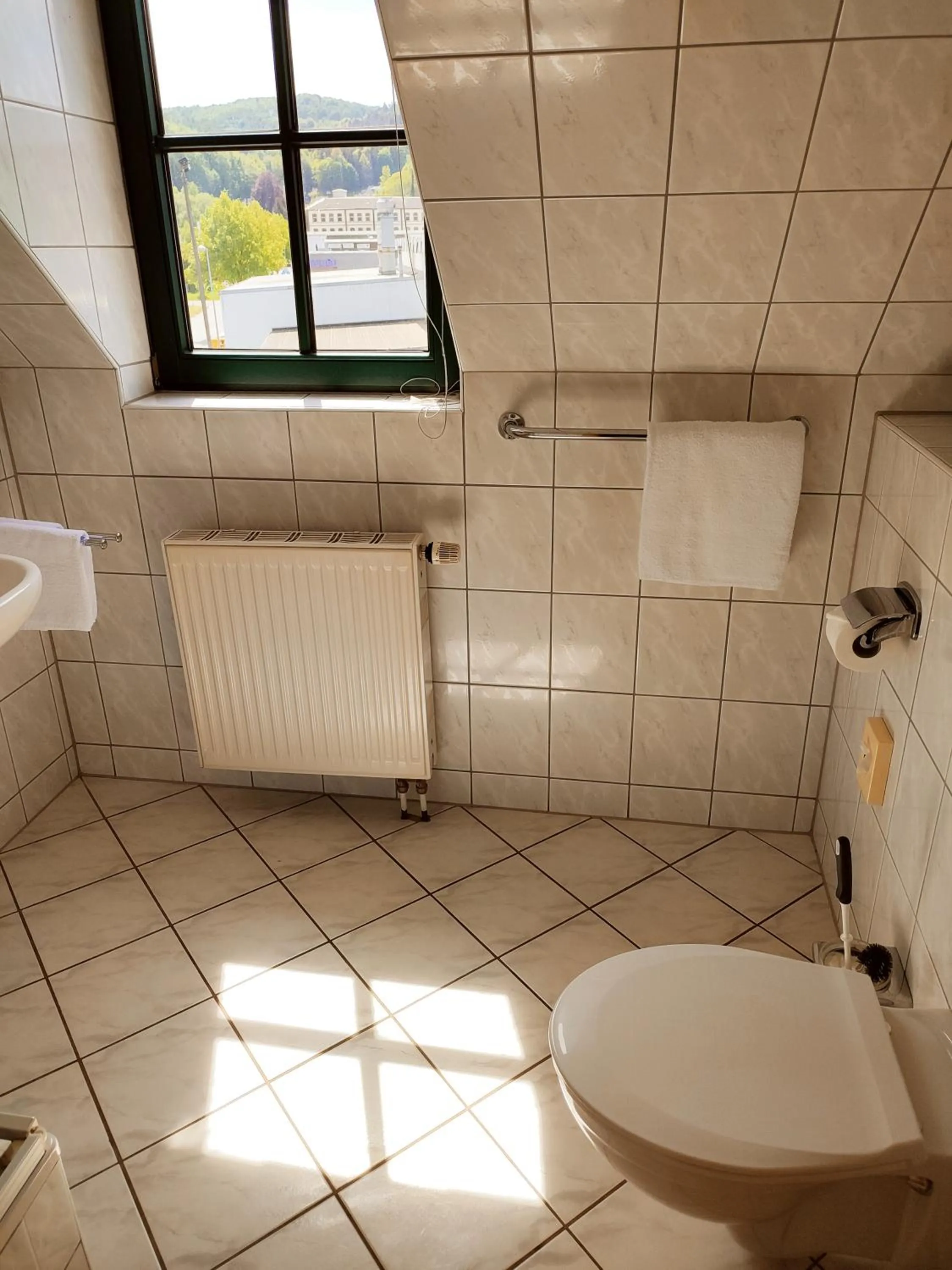 Toilet in Hotel Stadt Olbernhau