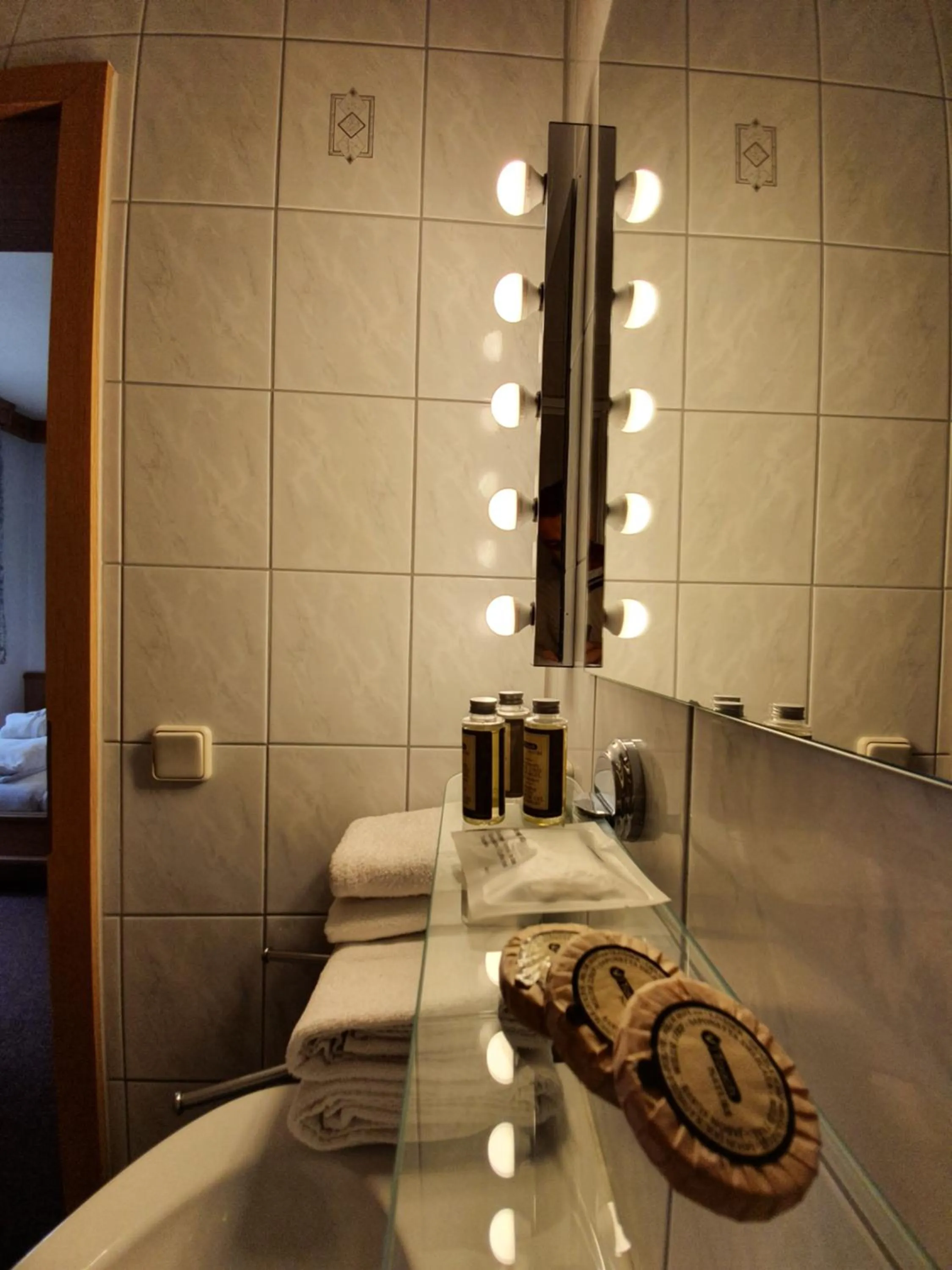 Bathroom in Hotel Stadt Olbernhau