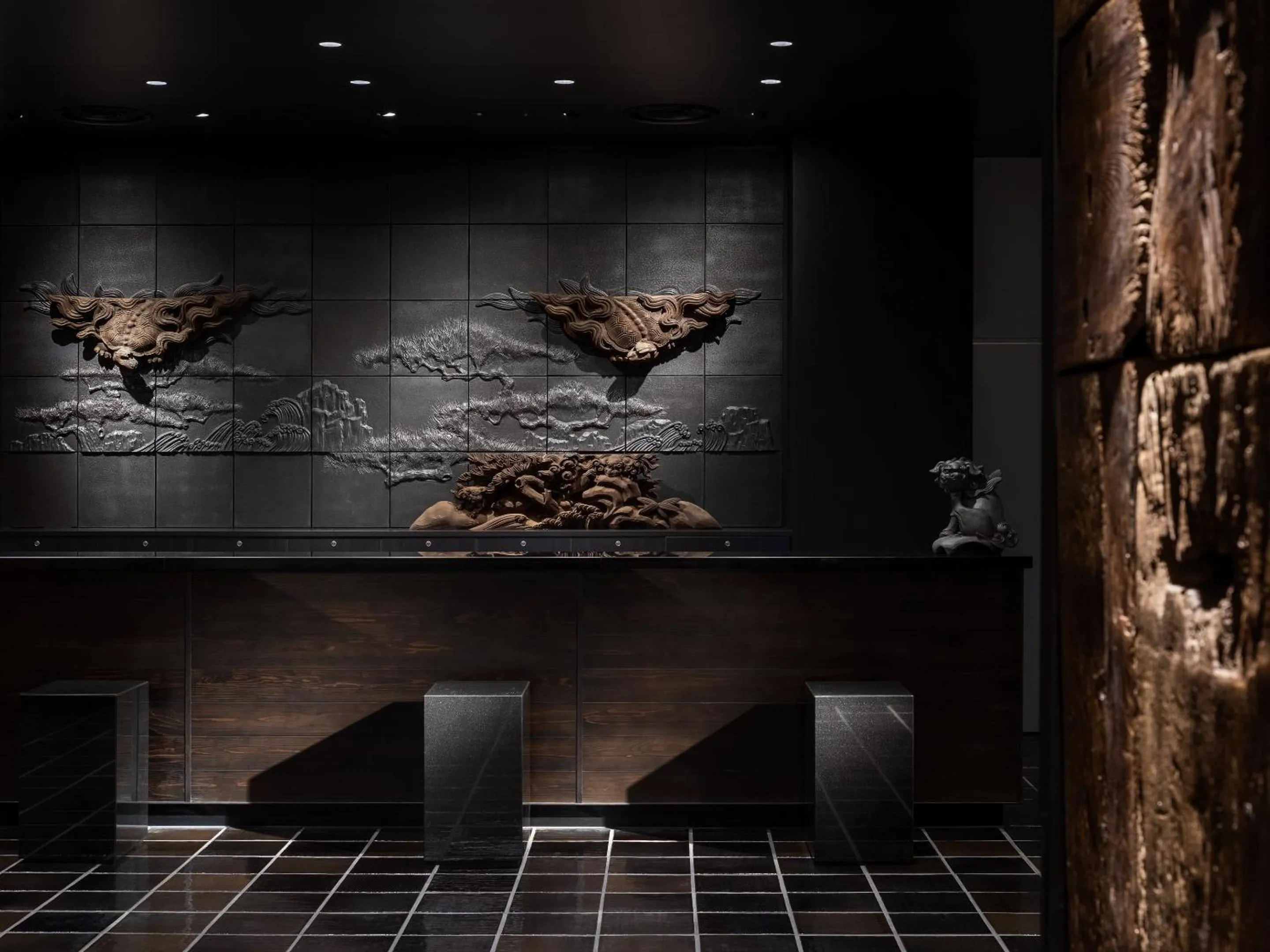 Decorative detail in Mitsui Garden Hotel Kyoto Kawaramachi Jokyoji