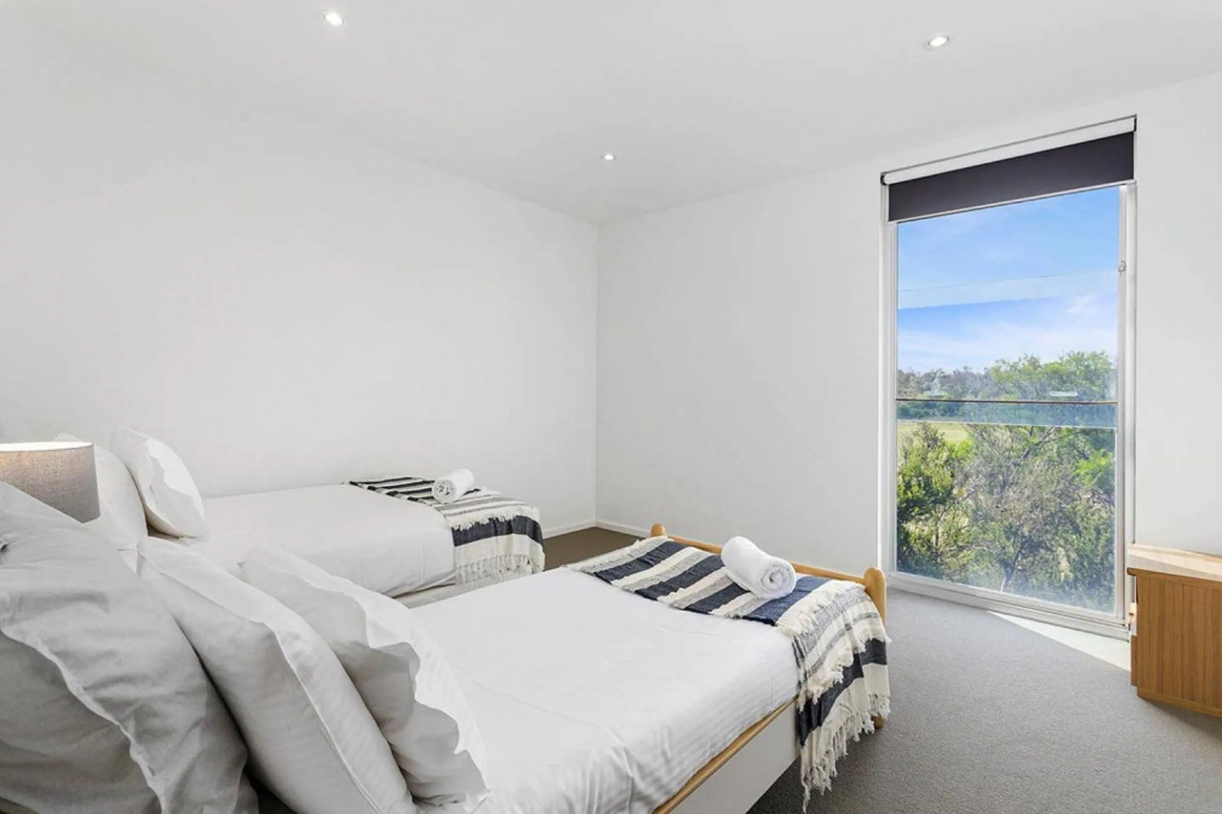 Bedroom, Bed in DREW Golfers Delight close to St Andrews Beach