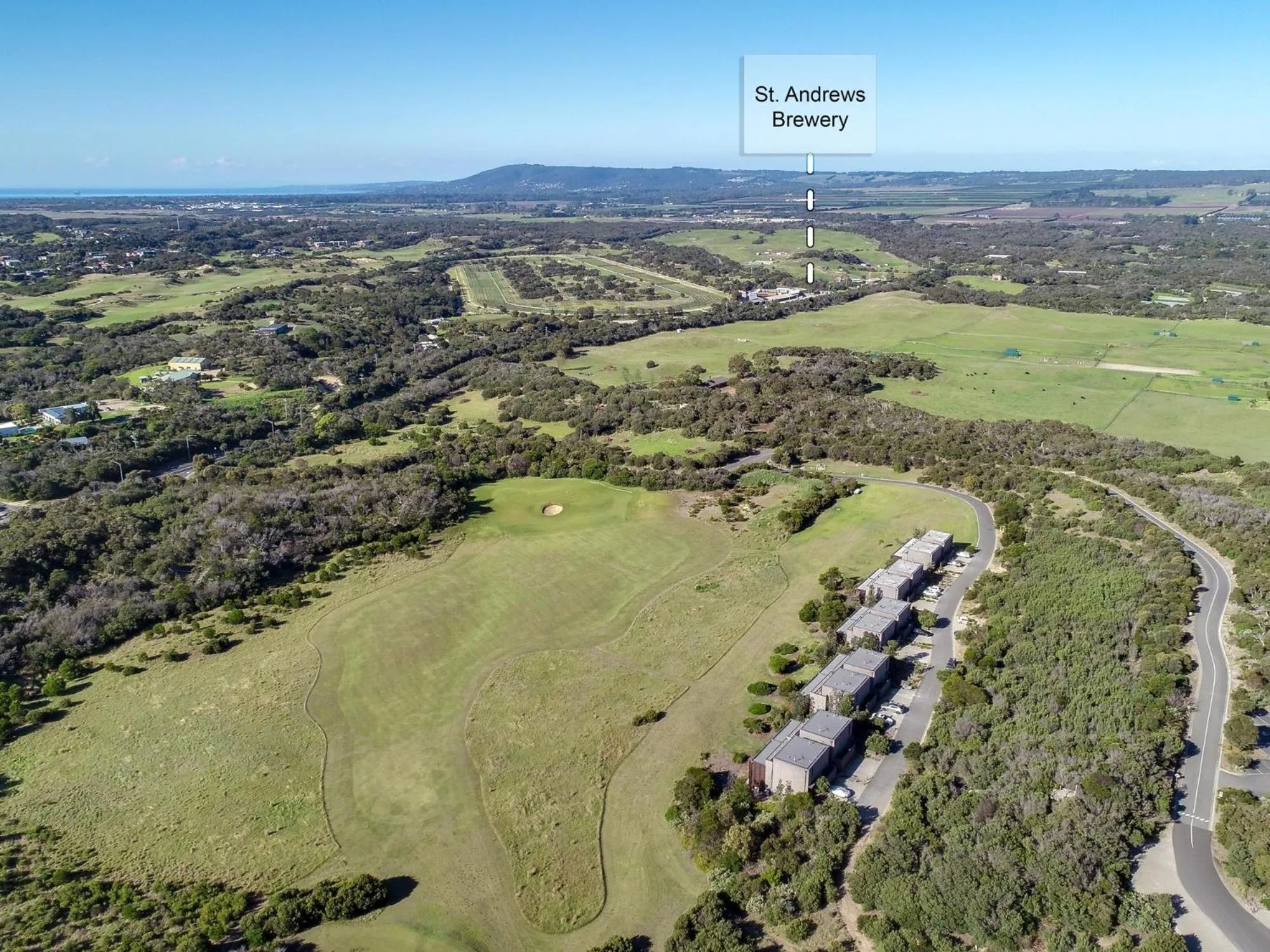 Natural landscape in DREW Golfers Delight close to St Andrews Beach