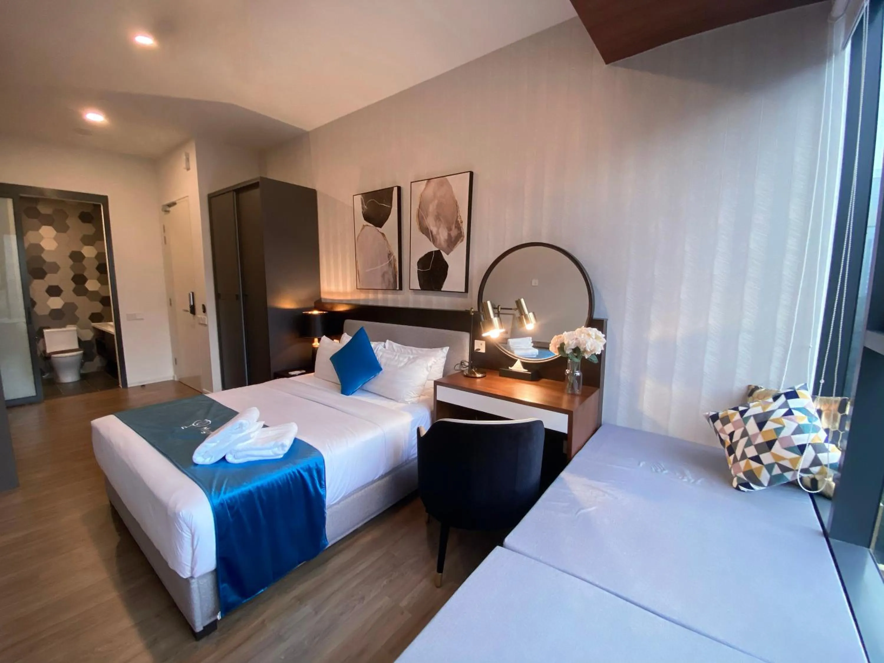 Bed in Ceylonz Seasonal Suites