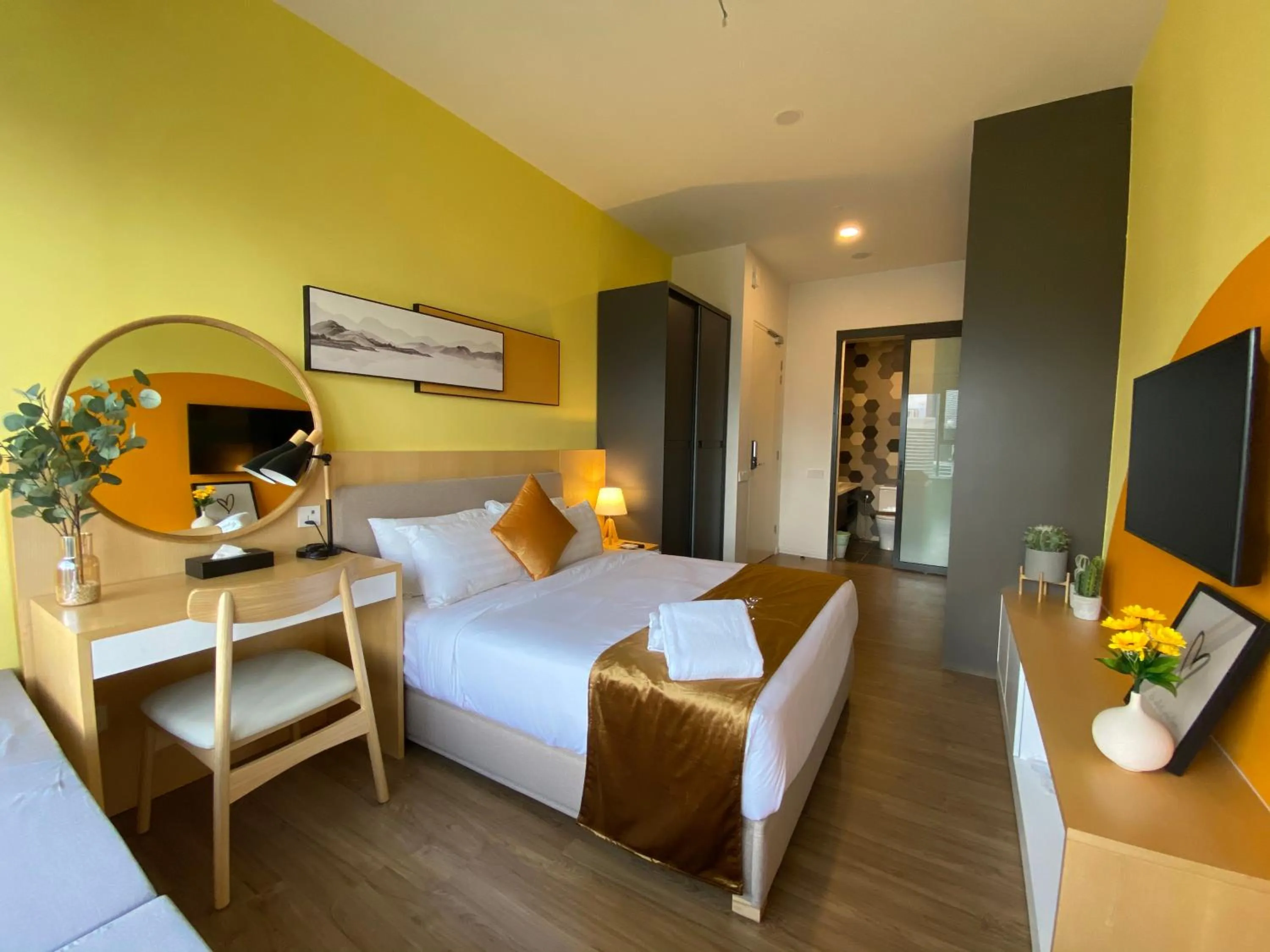 Bed in Ceylonz Seasonal Suites