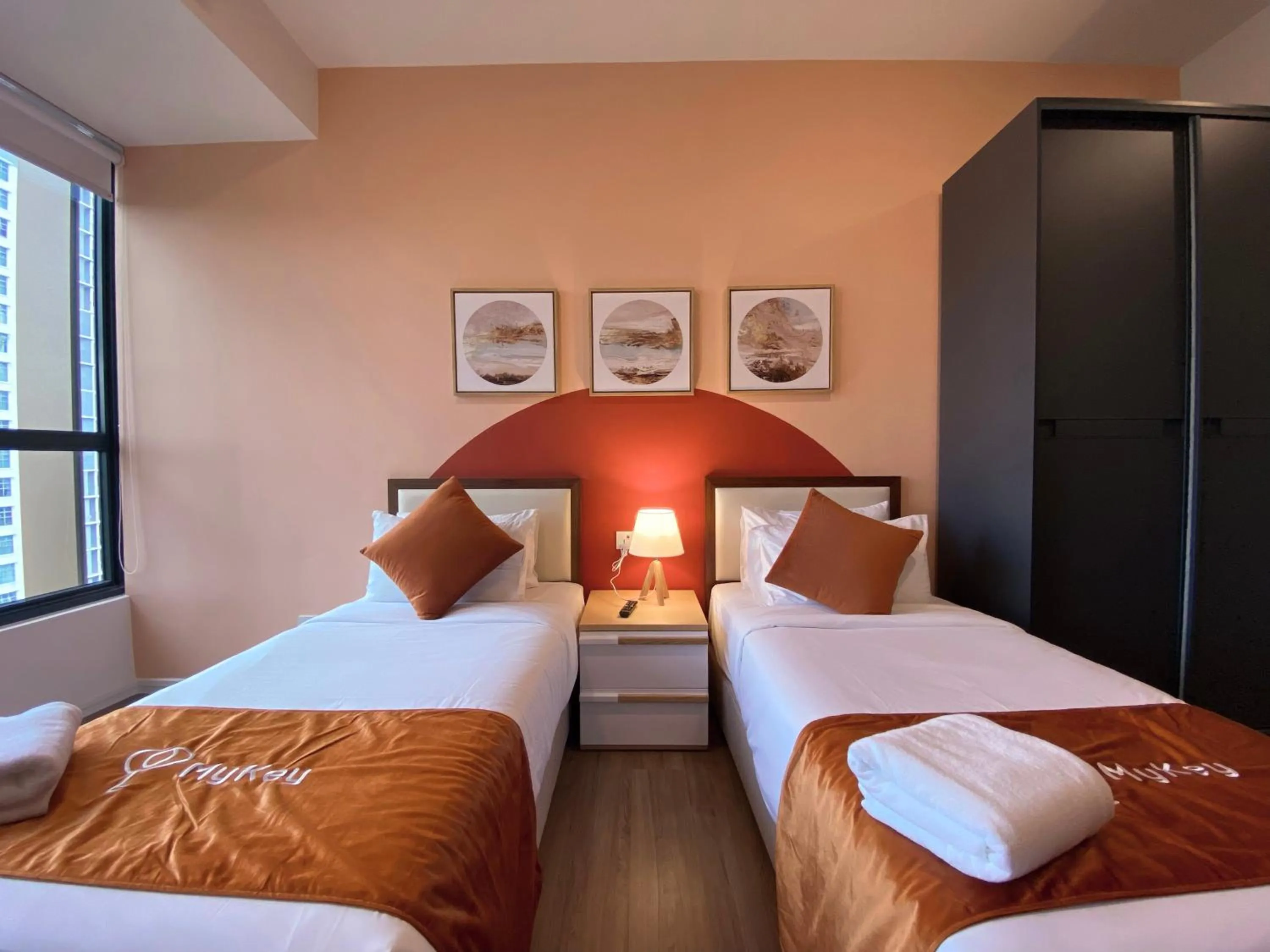 Bed in Ceylonz Starlight Suites Bukit Bintang