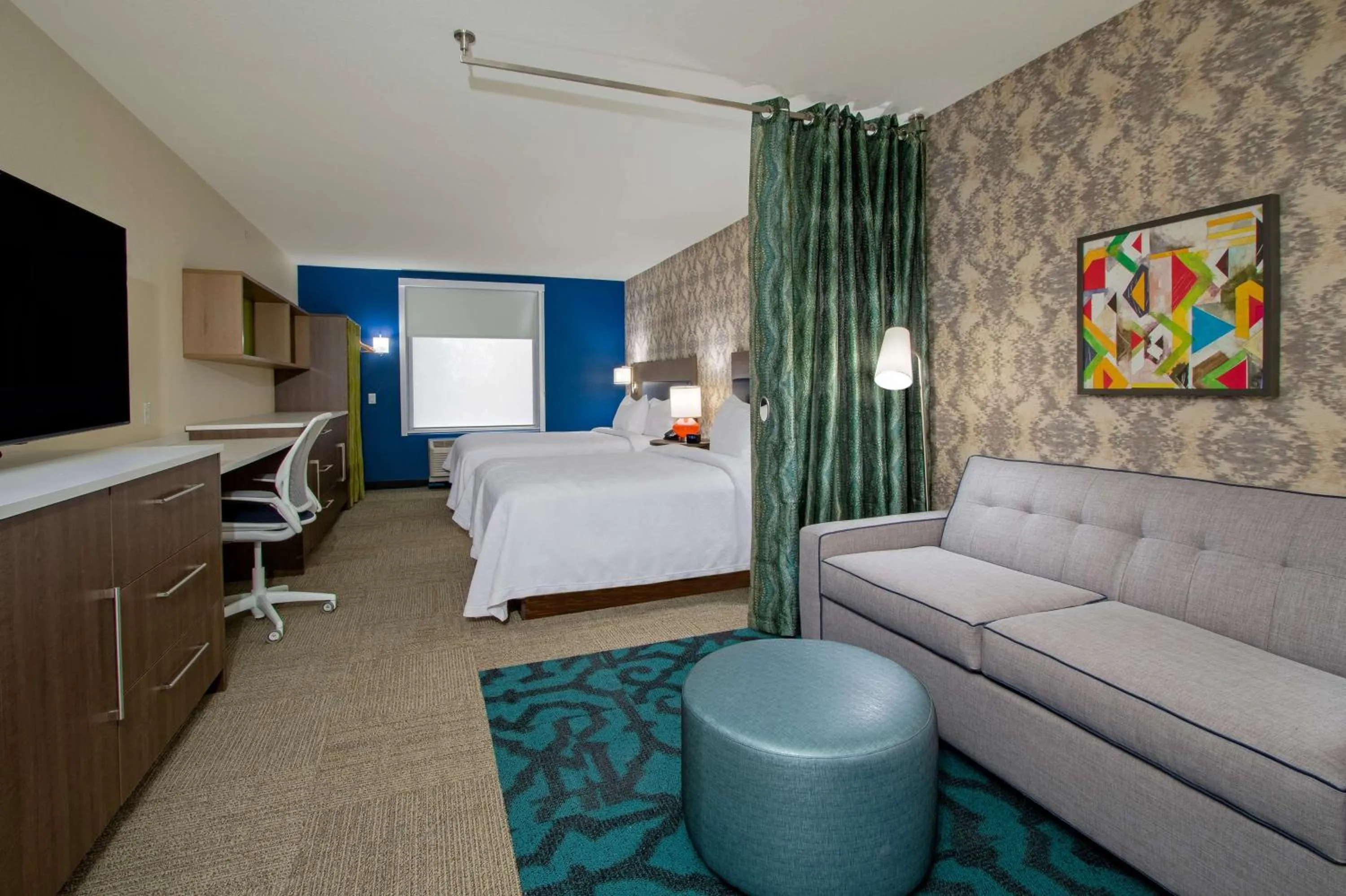 Bedroom, Bed in Home2 Suites By Hilton Grove City Columbus