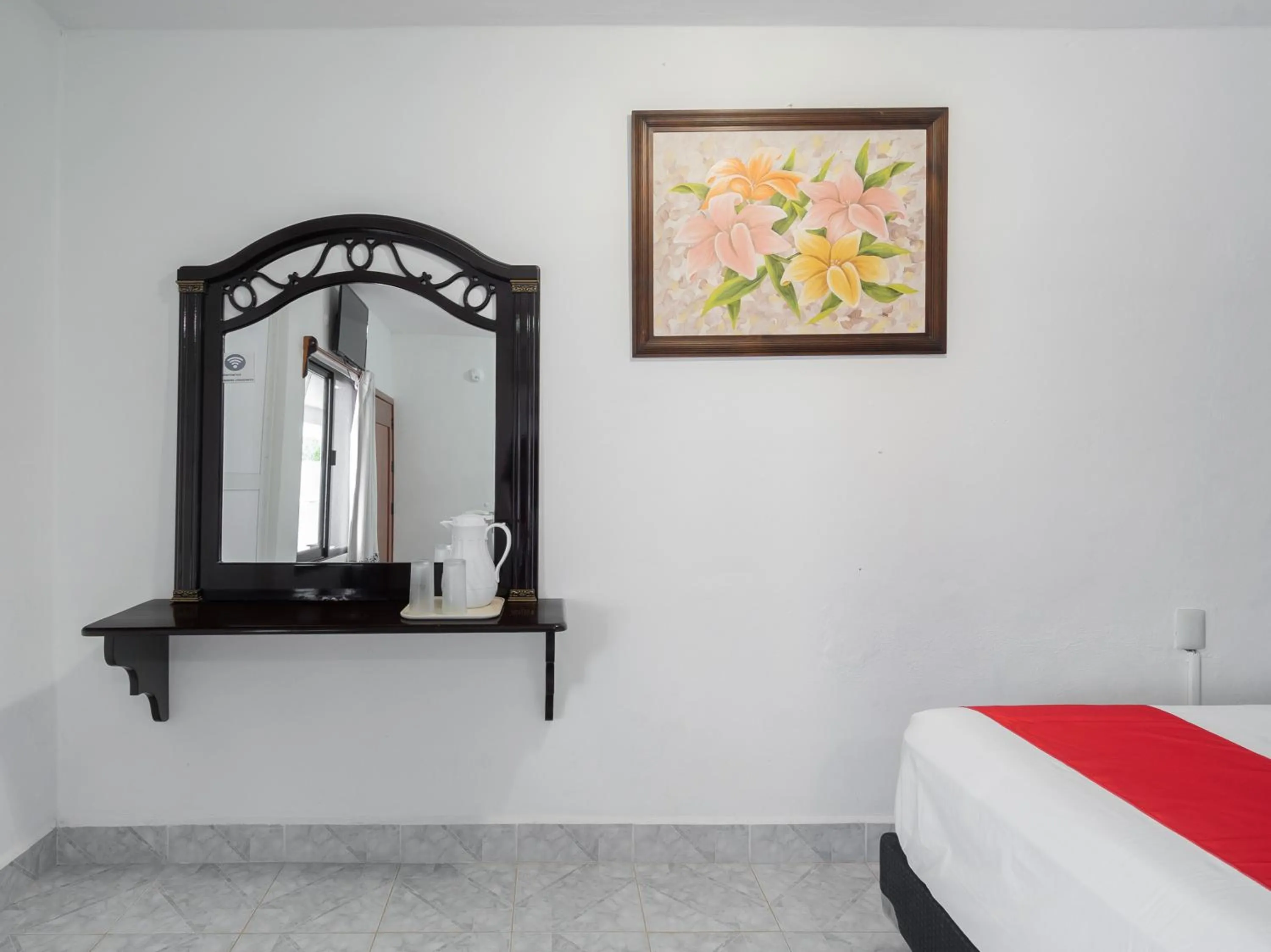 Bedroom, Bed in Hotel Casa Poblana