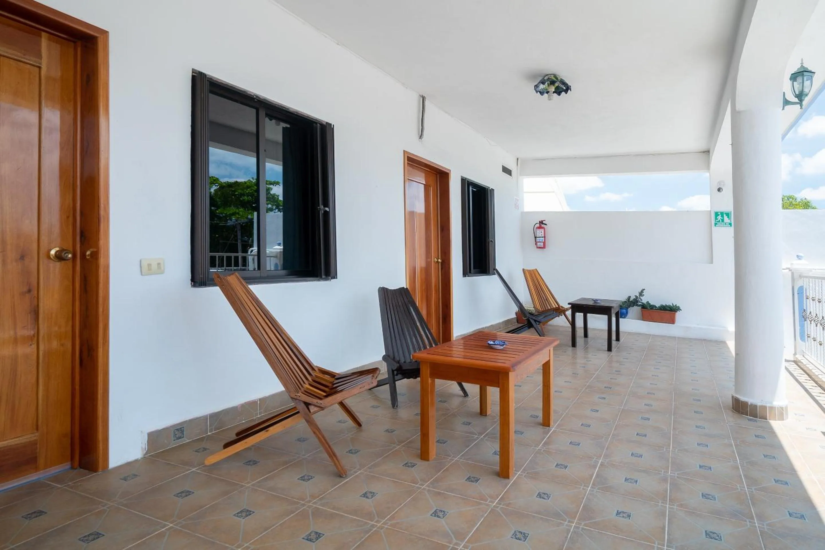 Lobby or reception in Hotel Casa Poblana