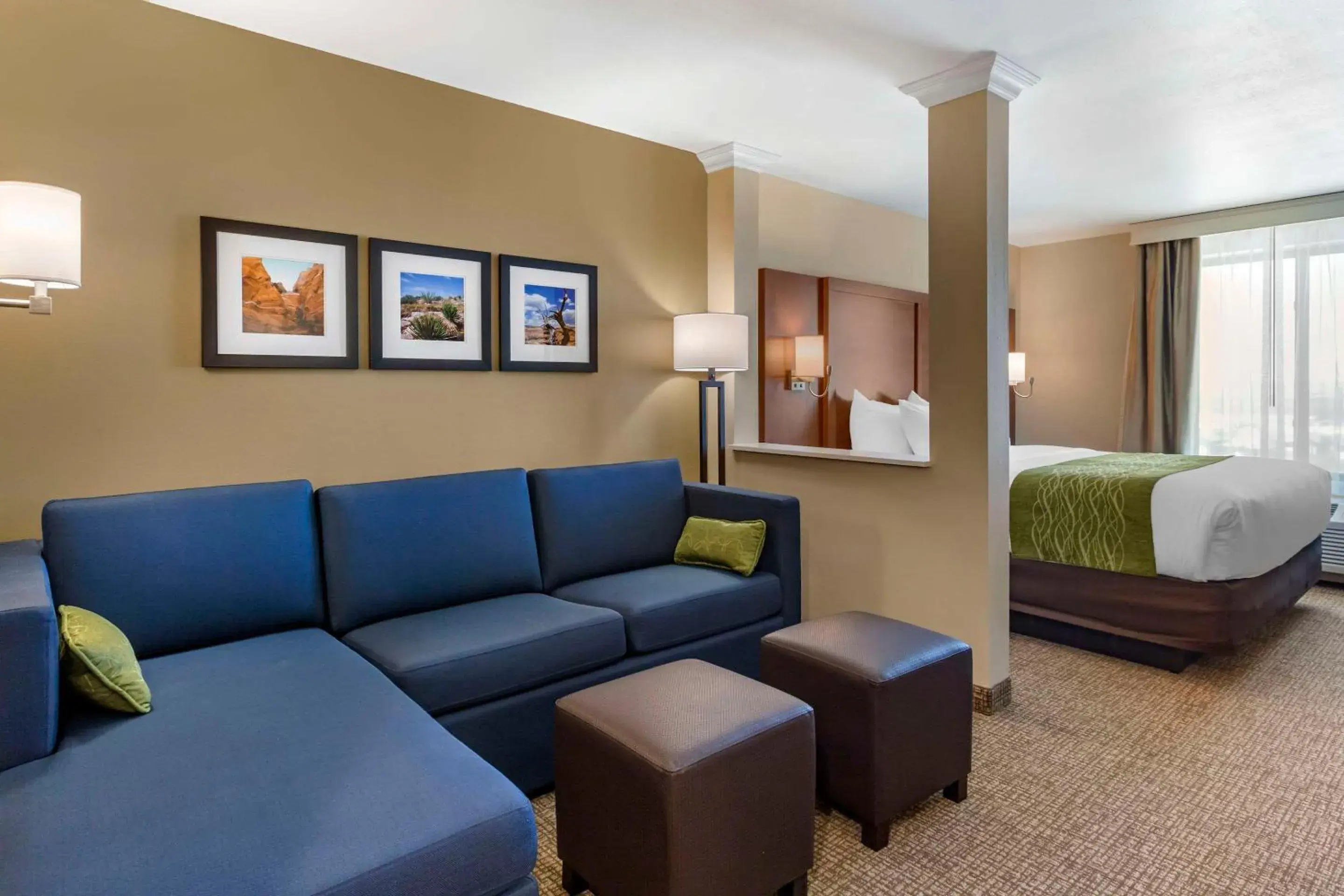 King Suite with Walk-in Shower - Accessible/Non-Smoking in Comfort Suites Albuquerque Airport King Suite with Walk-in Shower - Accessible/Non-Smoking in Comfort Suites Albuquerque Airport