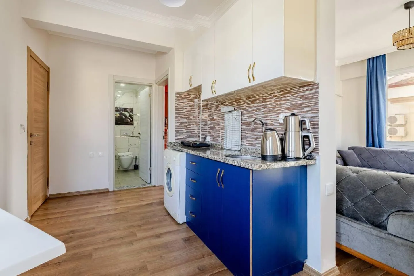 Kitchen or kitchenette in Nehir Apart Hotel