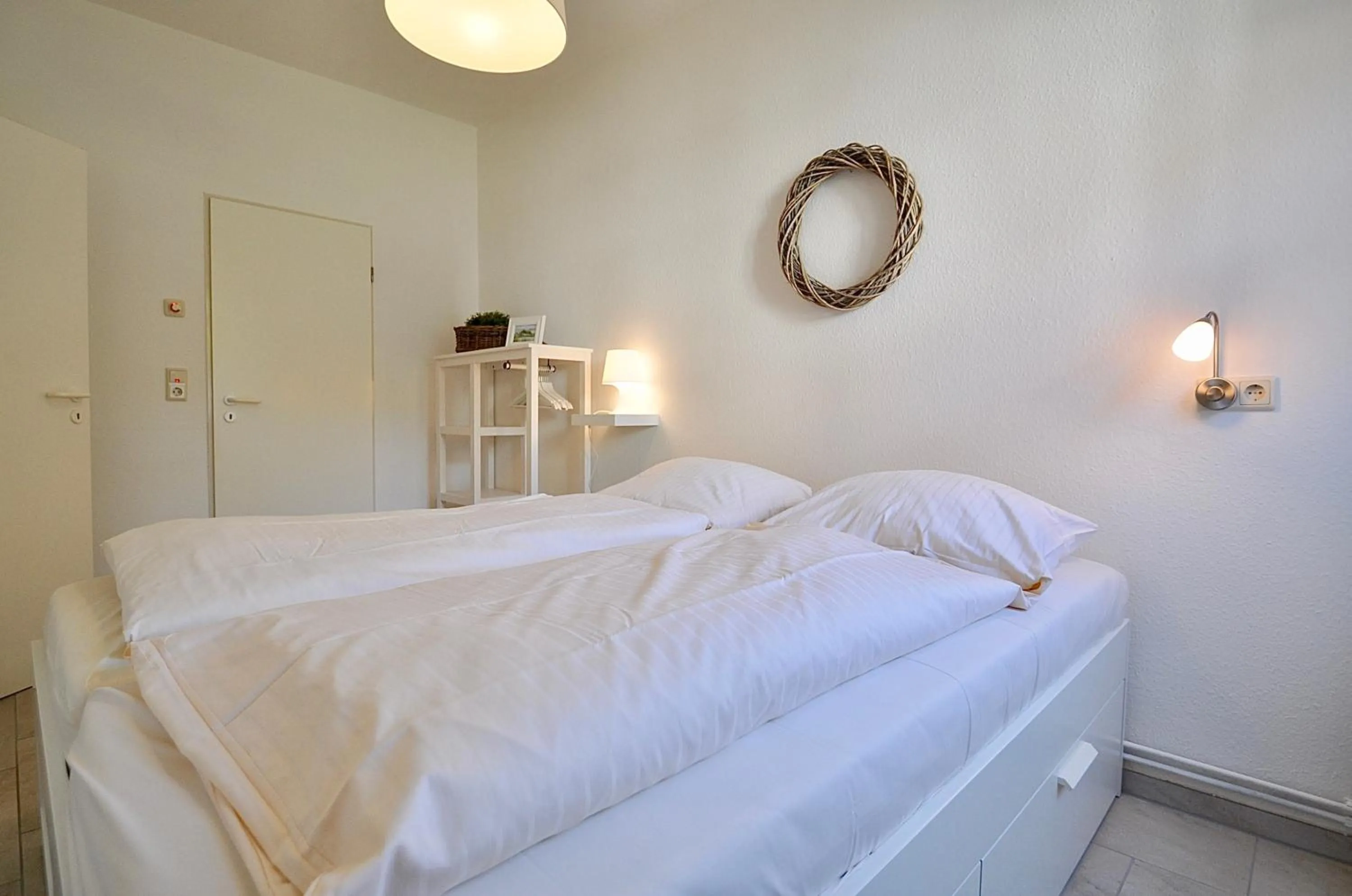 Bed in Gästehaus Schlossgarten