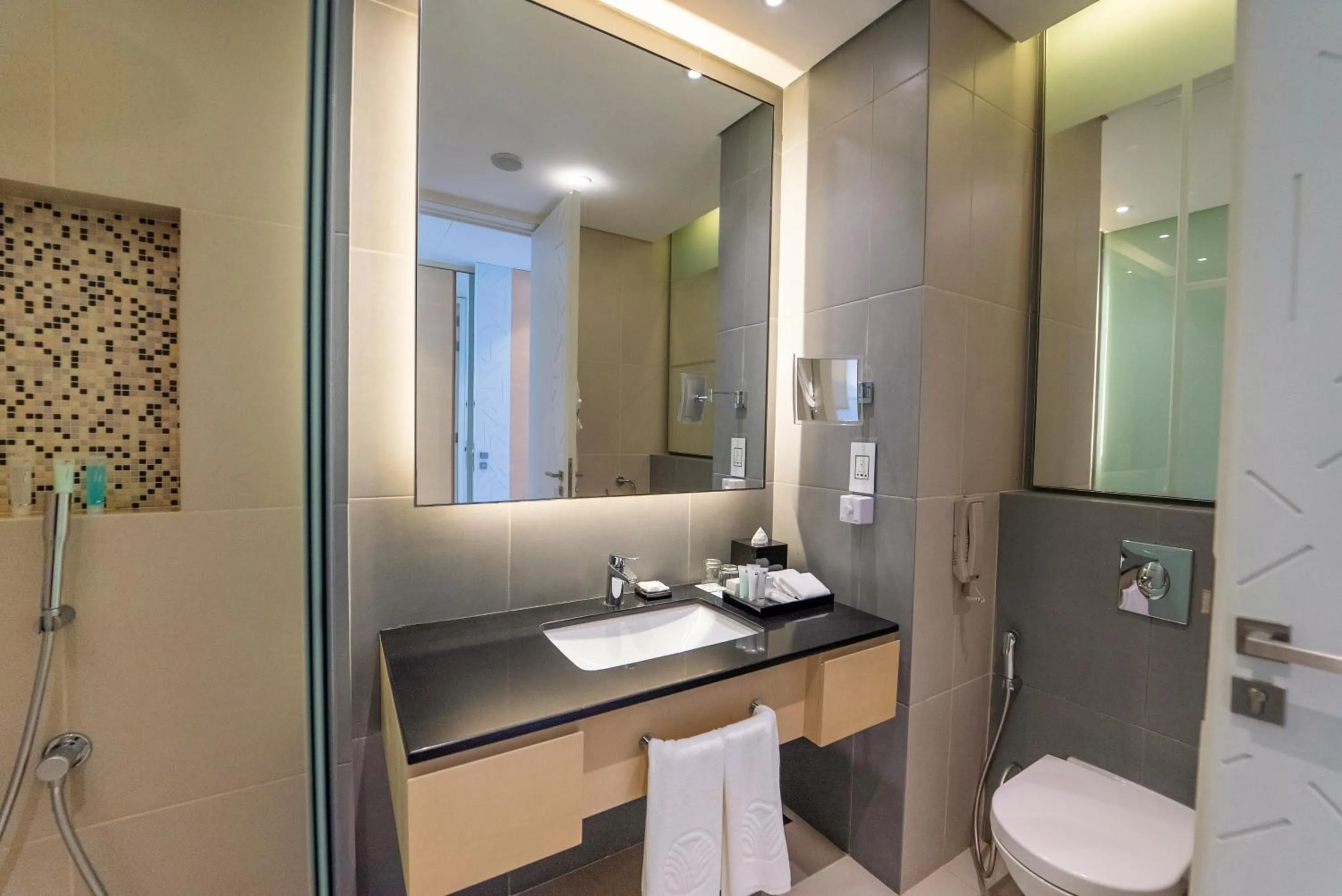 Bathroom in Dana Rayhaan by Rotana