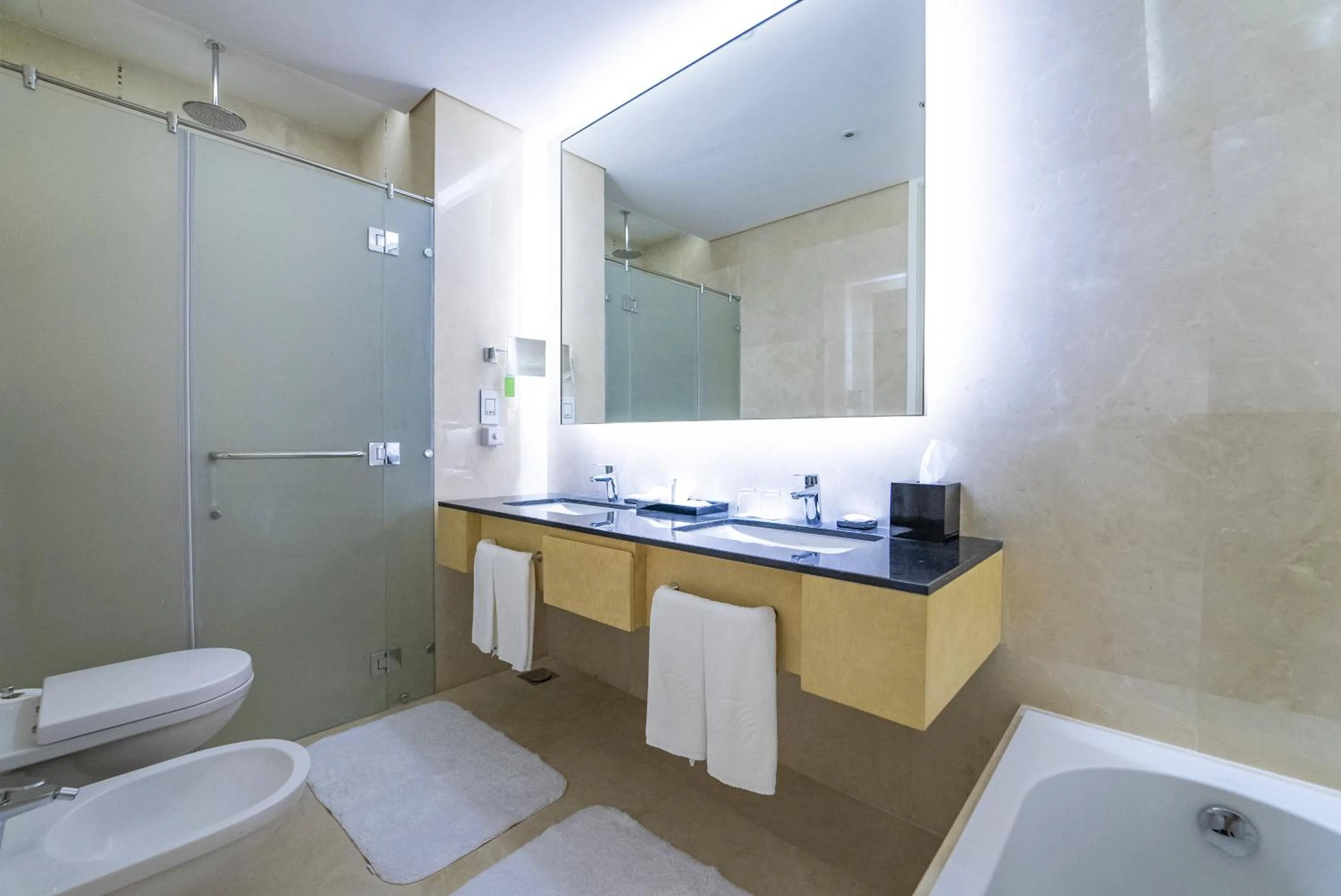 Bathroom in Dana Rayhaan by Rotana