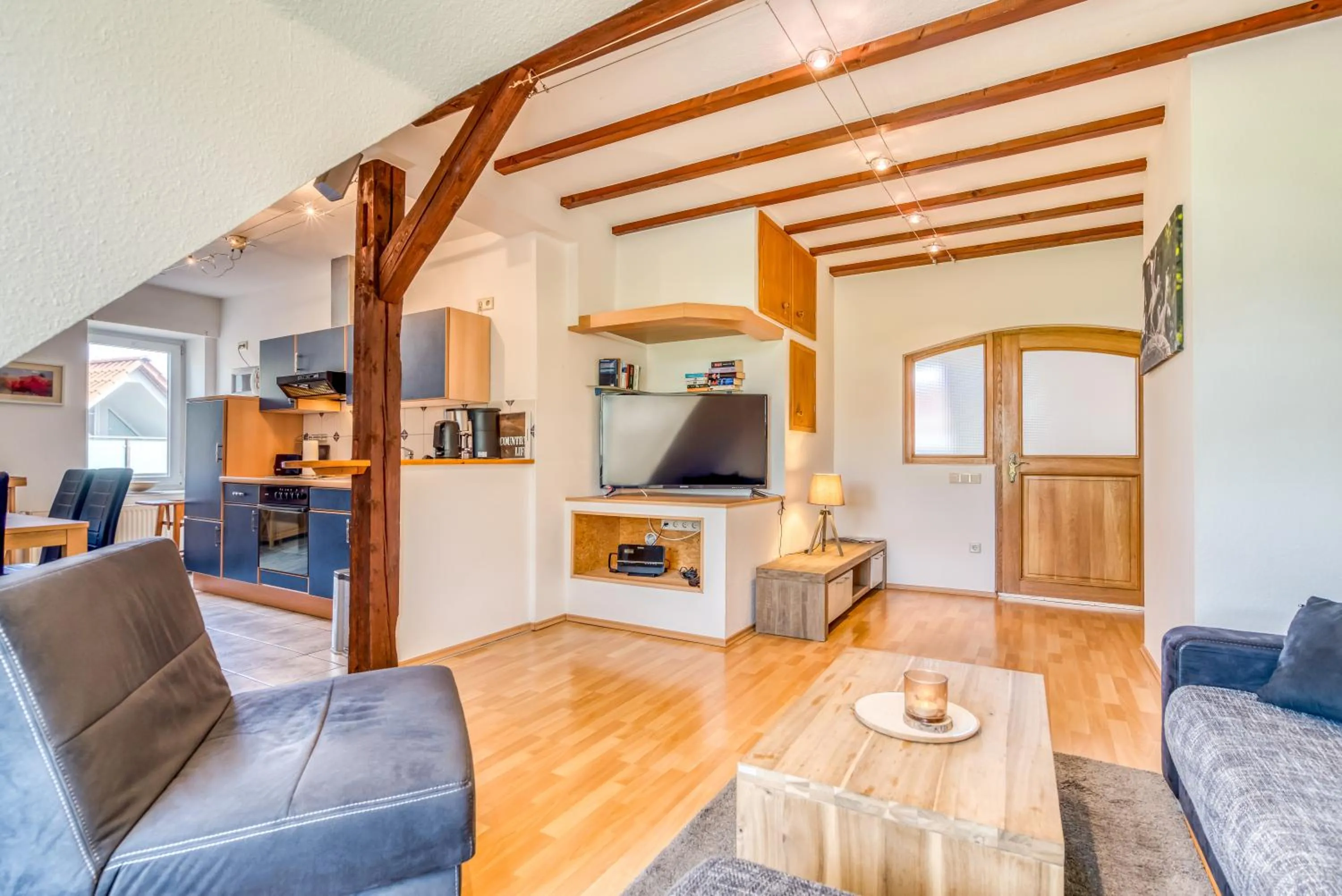 Kitchen or kitchenette in Ringhotel Forellenhof