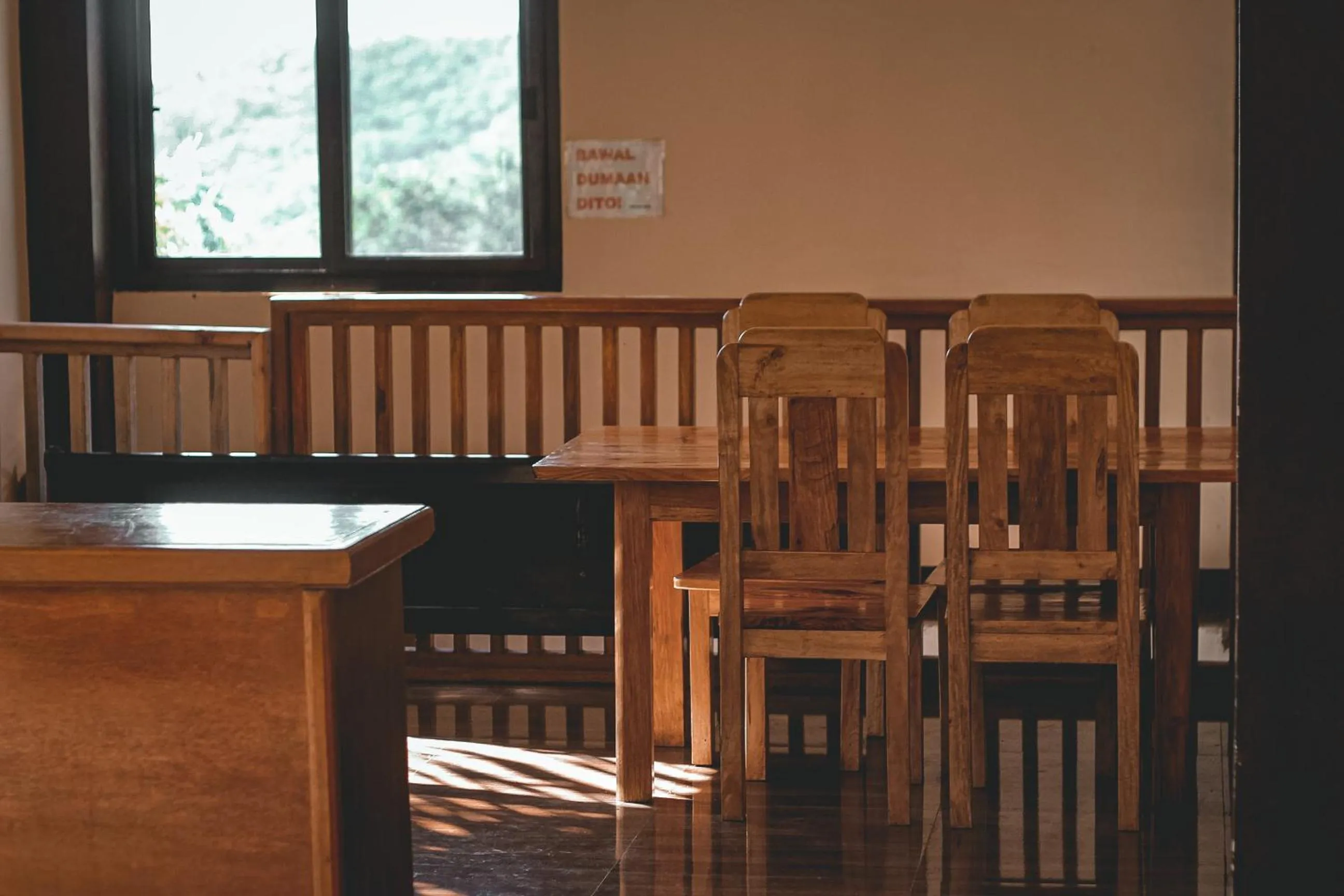 Dining area in La Vie Adventure Trails