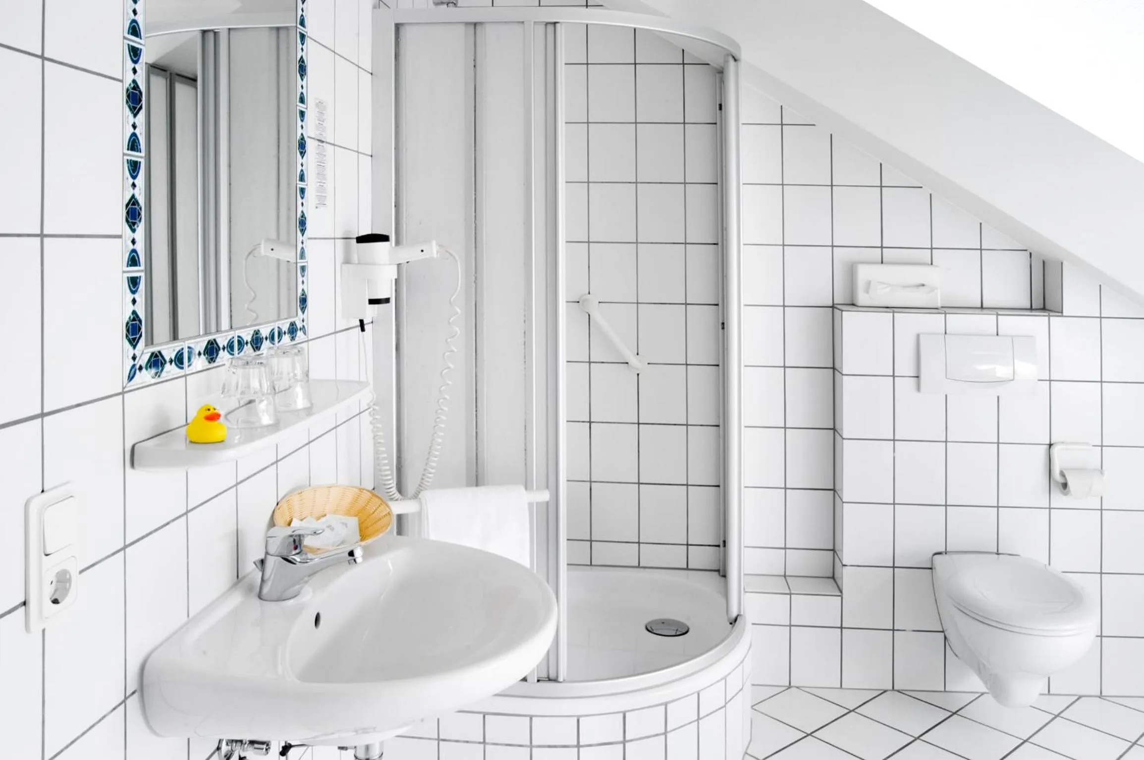 Shower in Hotel Koch Schilt