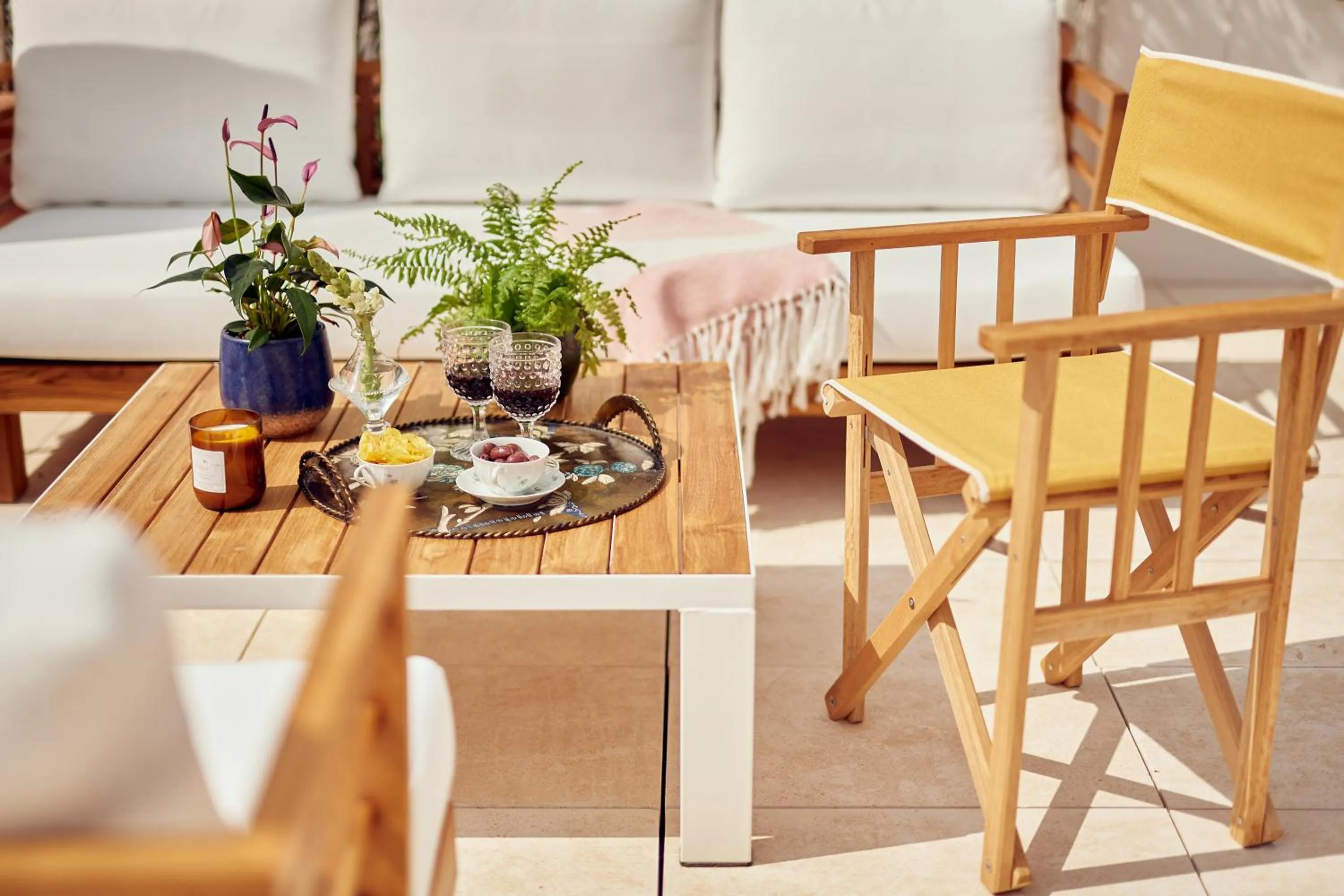 Balcony/Terrace in Cristine Bedfor Mahon Boutique Hotel