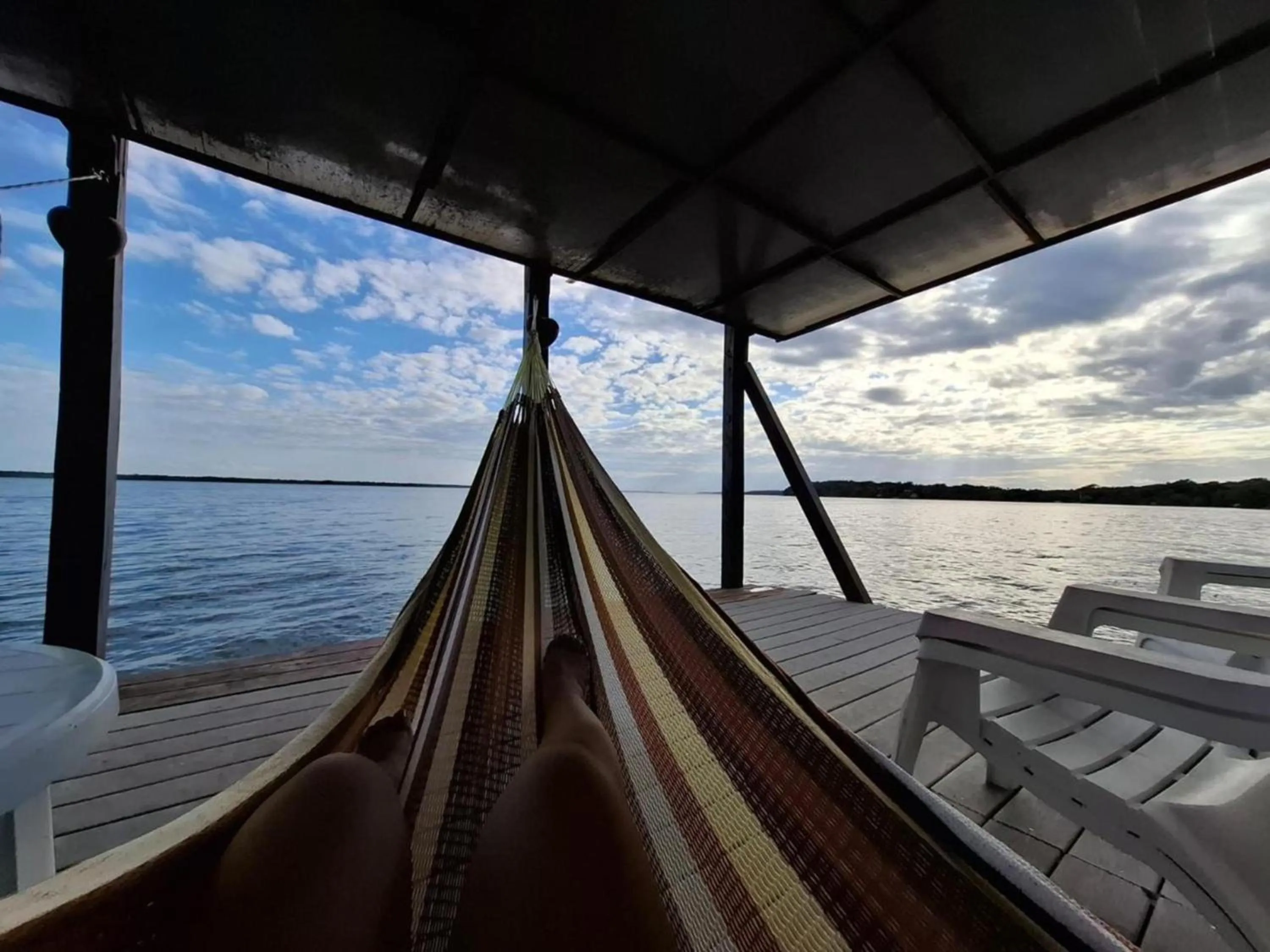 Natural landscape in Coras Place Bacalar Lagoon front