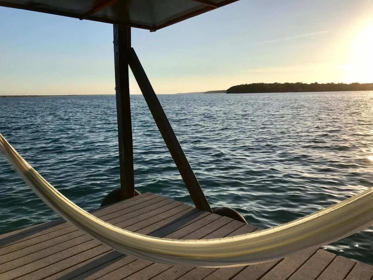 Natural landscape in Coras Place Bacalar Lagoon front
