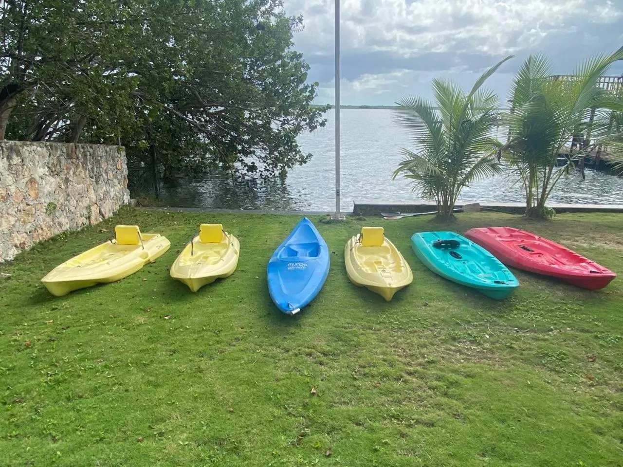 Coras Place Bacalar Lagoon front