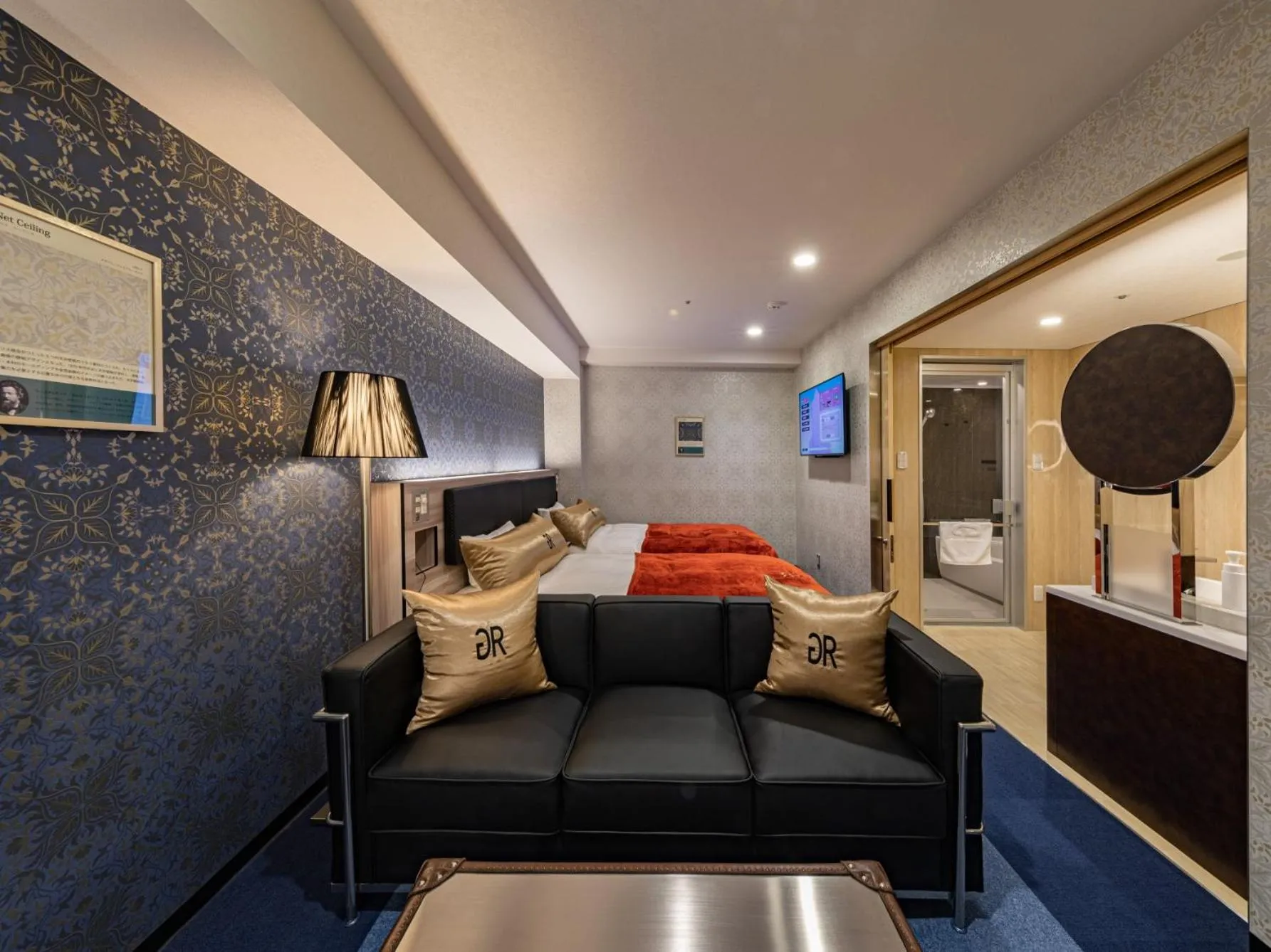 Photo of the whole room, Bed in Green Rich Hotel Kobe Sannomiya (Artificial hot spring Futamata Yunohana)