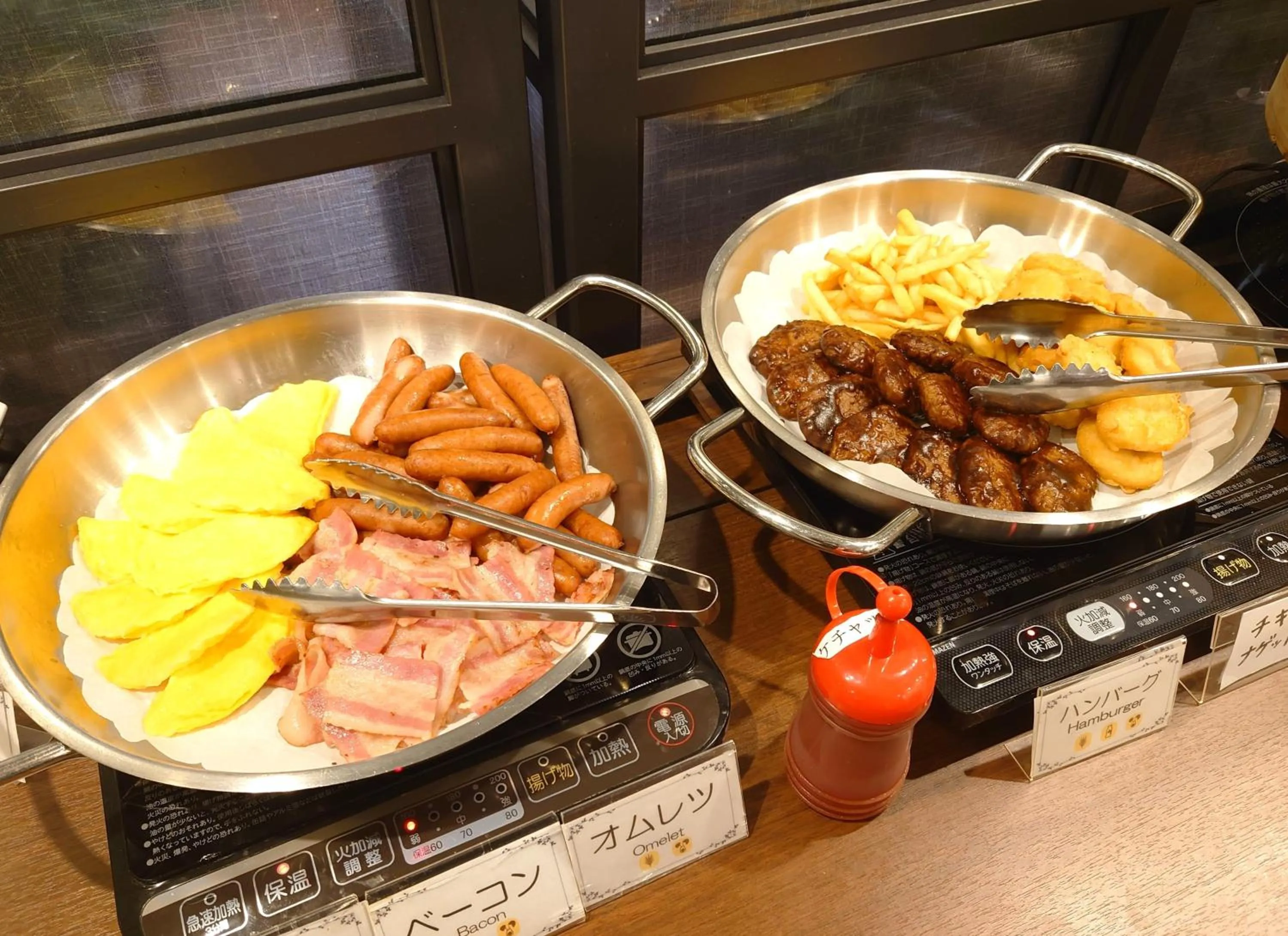 Buffet breakfast in Green Rich Hotel Kobe Sannomiya (Artificial hot spring Futamata Yunohana)