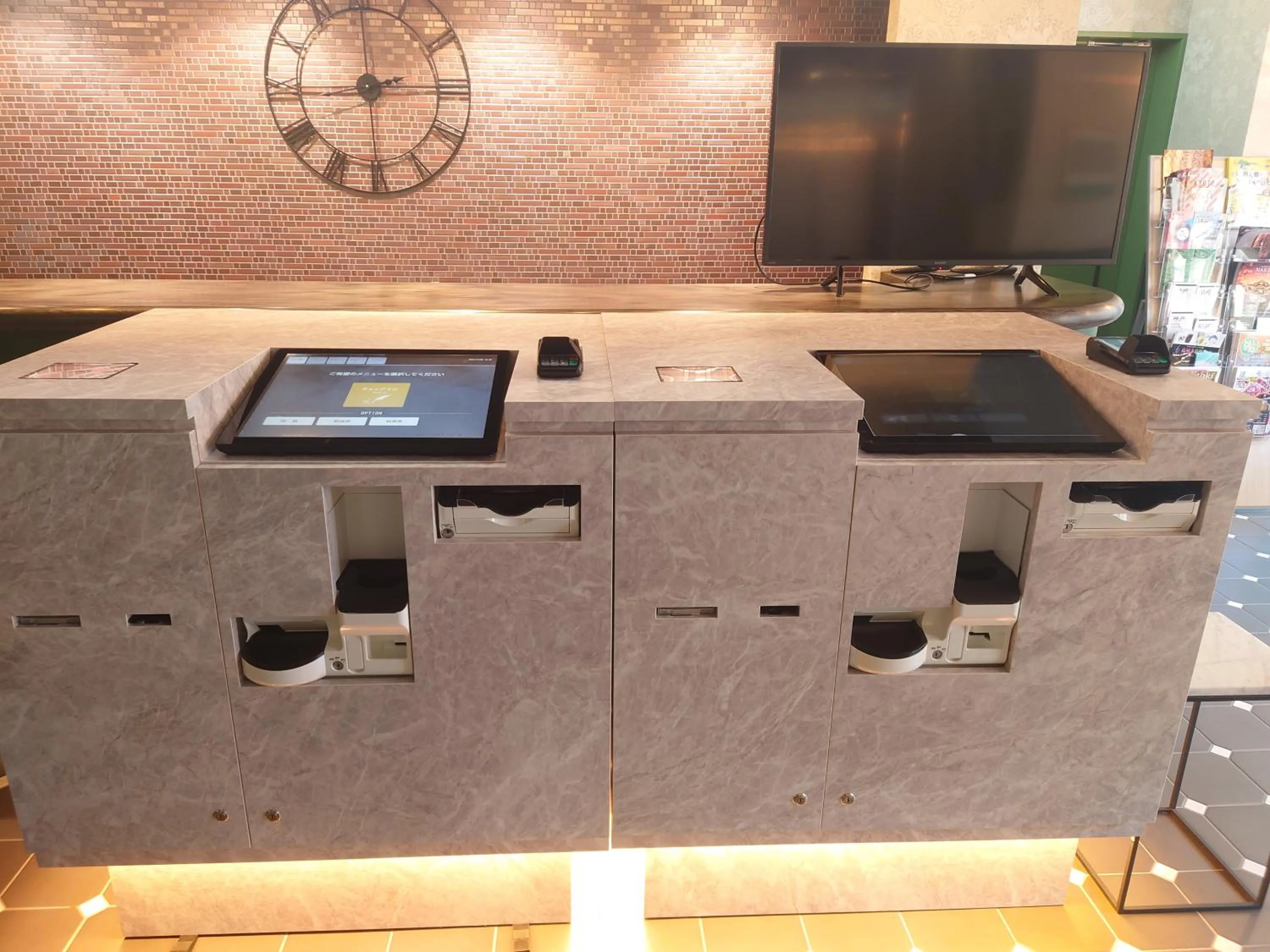 Lobby or reception in Green Rich Hotel Kobe Sannomiya (Artificial hot spring Futamata Yunohana)