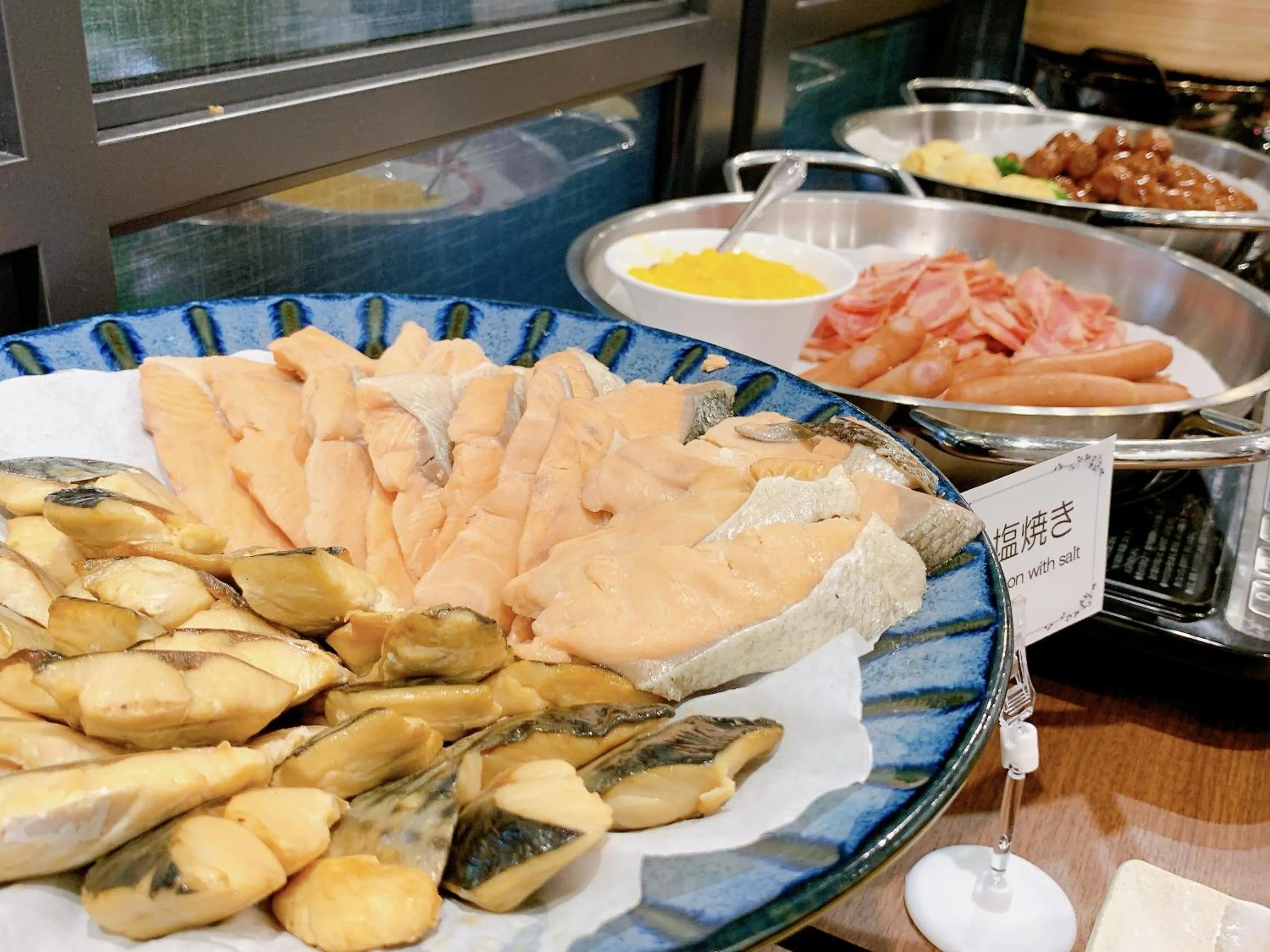 Buffet breakfast in Green Rich Hotel Kobe Sannomiya (Artificial hot spring Futamata Yunohana)
