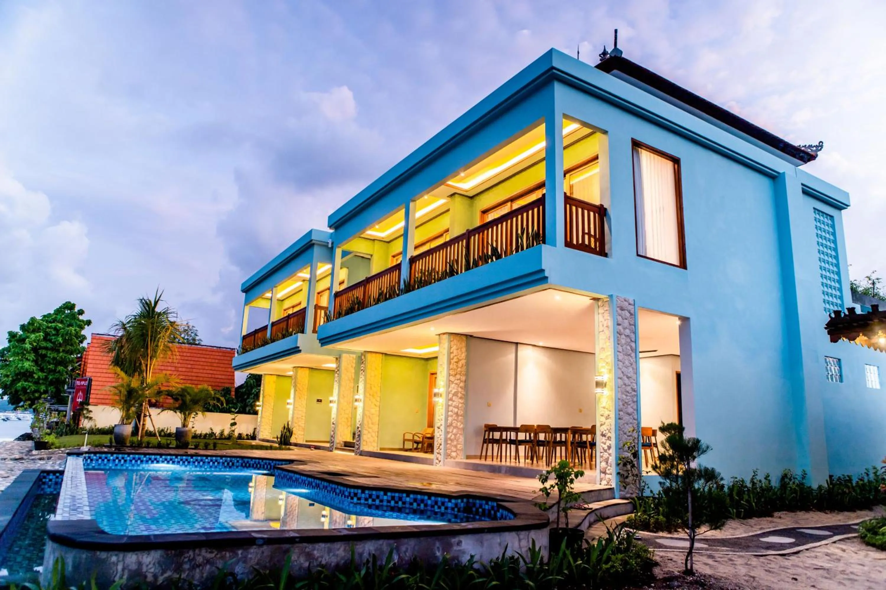 Property building in Blue Harbor Beachfront Villas & Resto