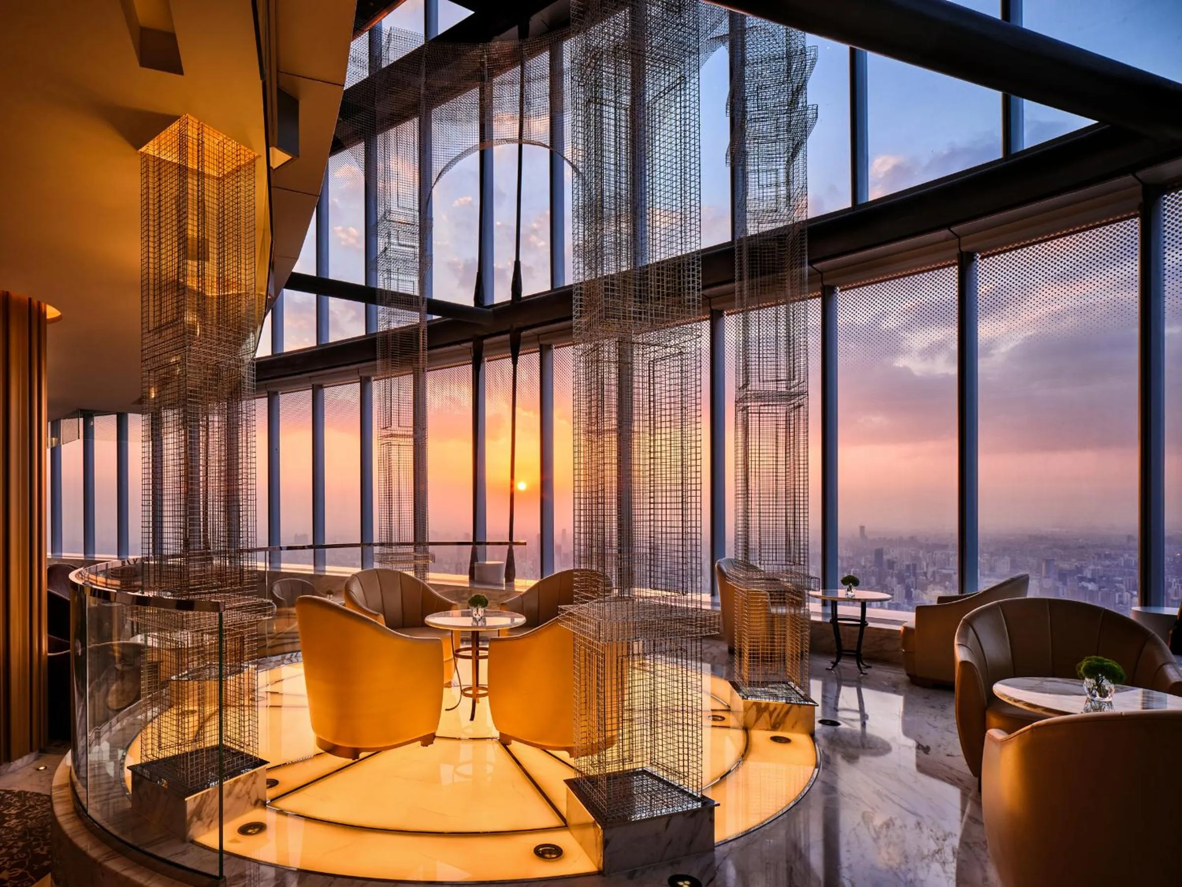 Lobby or reception in J Hotel, Shanghai Tower - Above All Else, Overlooking the Bund