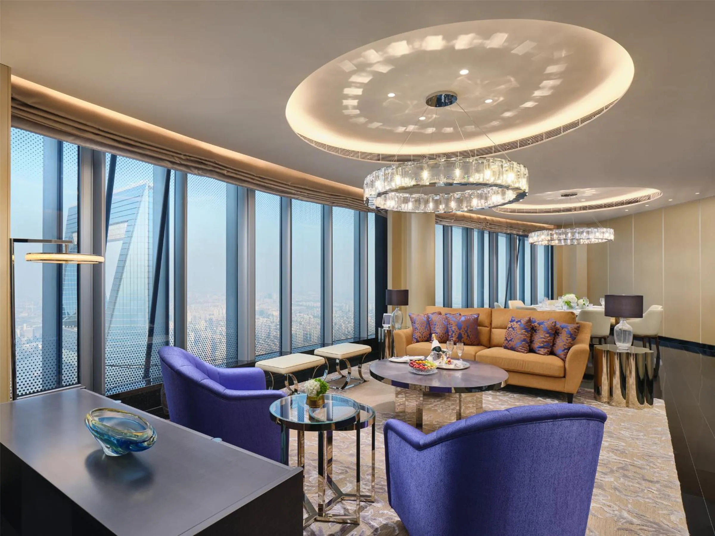 Living room in J Hotel, Shanghai Tower - Above All Else, Overlooking the Bund