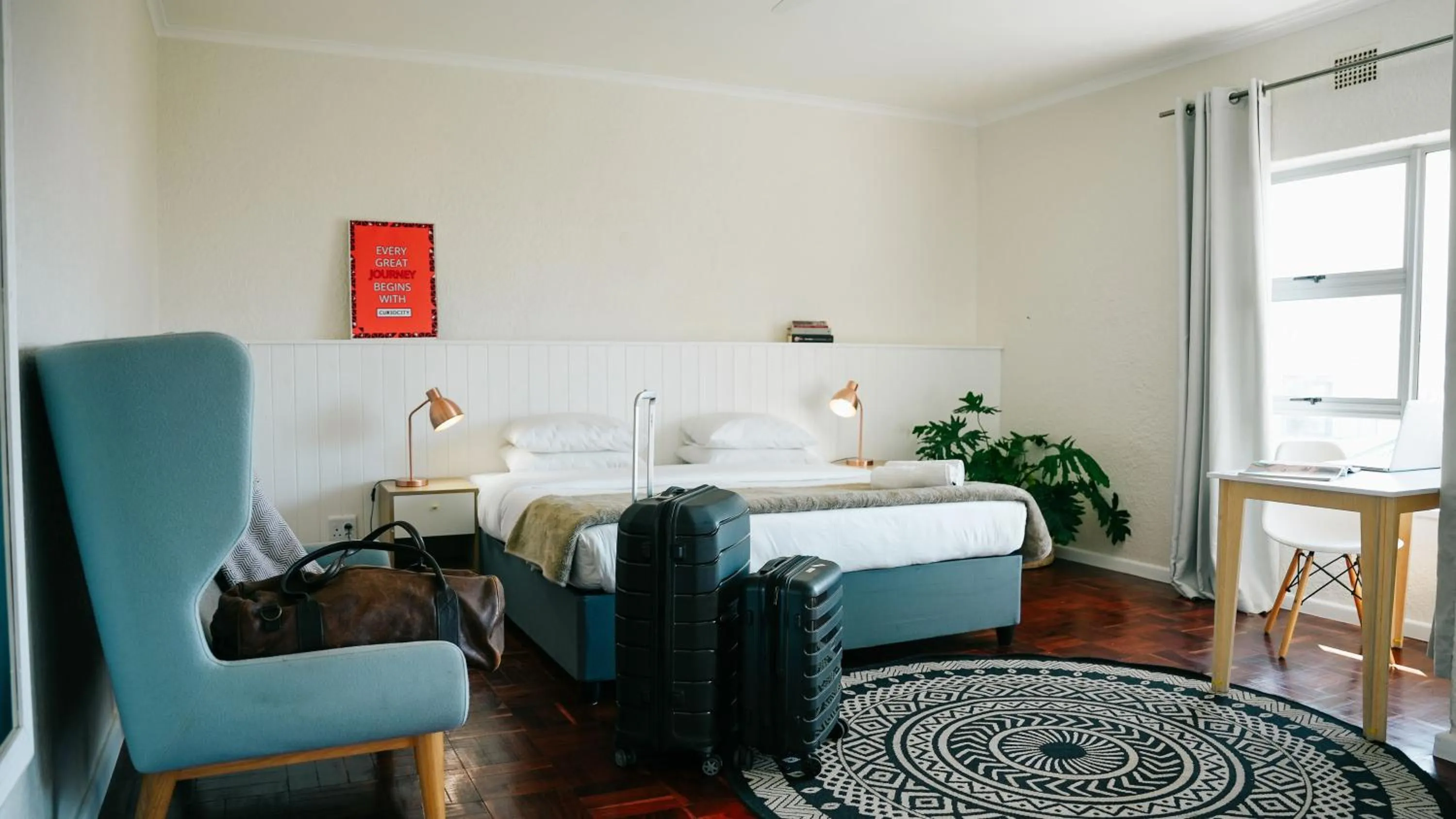 Bed in CURIOCITY Kloof Street