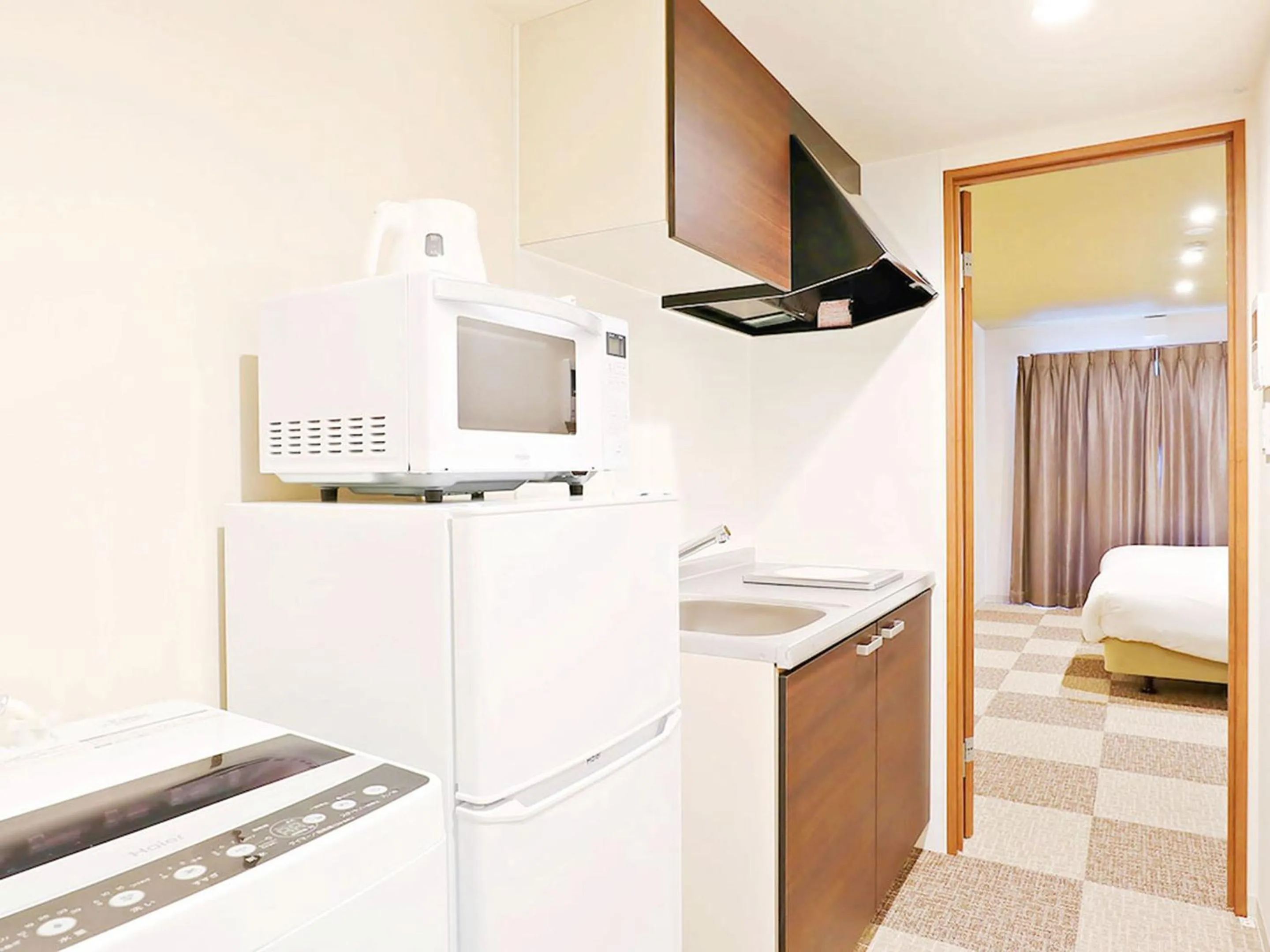 Kitchen or kitchenette in HOTEL THE POINT Kiyomizu Gojo