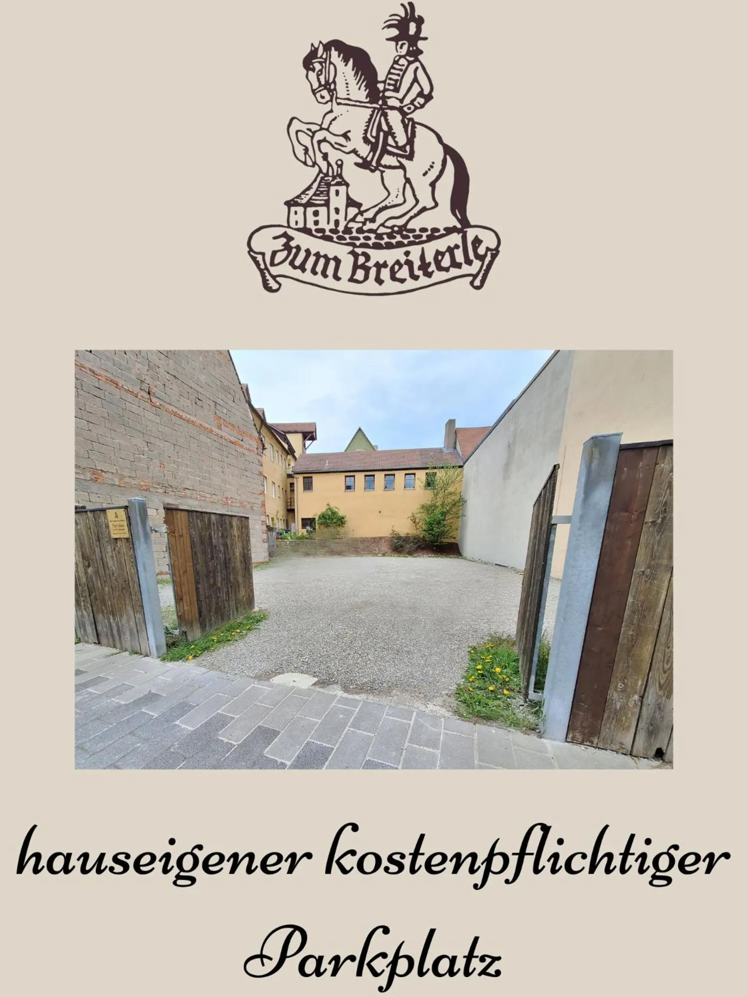 Parking in Hotel Zum Breiterle